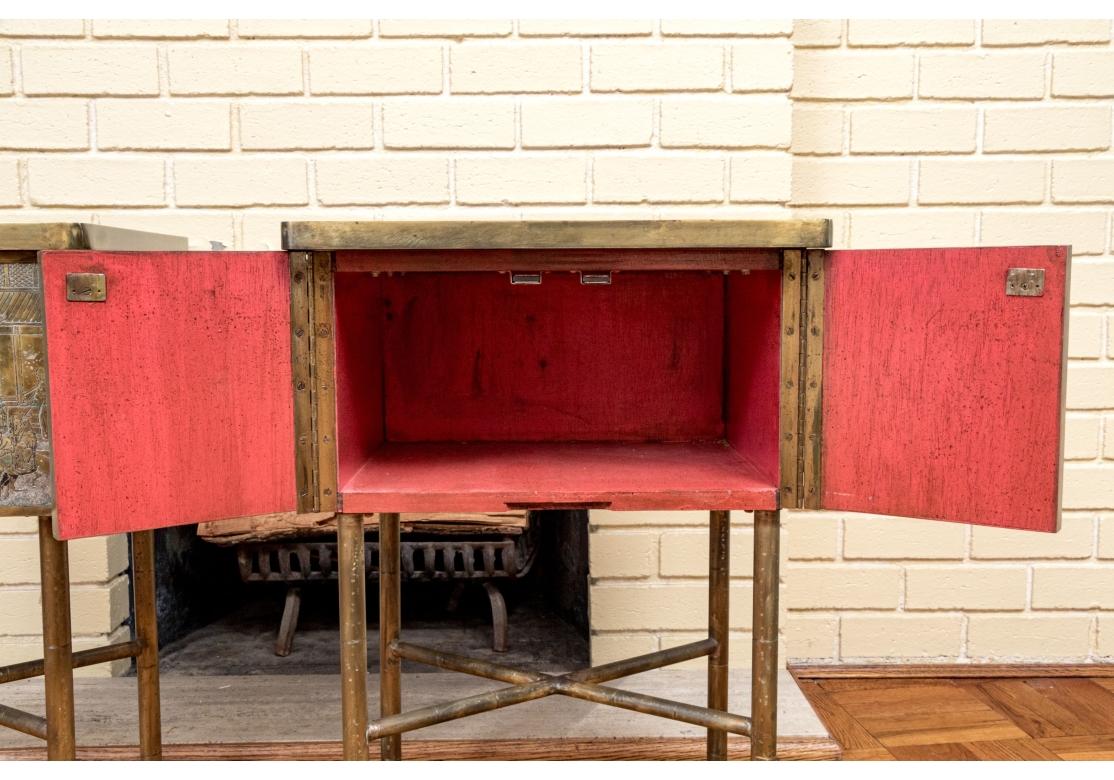 Supports de portes en bronze rares et exceptionnels par Philip et Kelvin Laverne Festival en vente 1