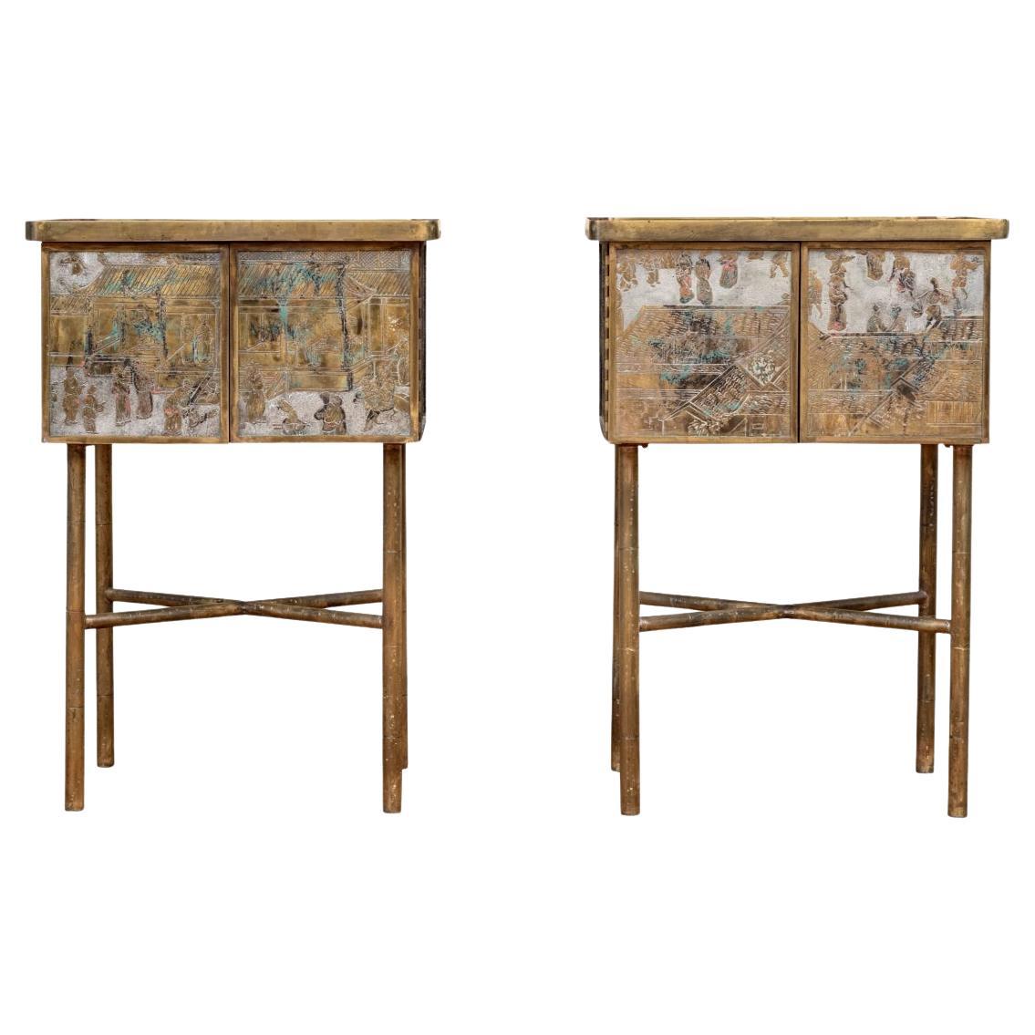 Supports de portes en bronze rares et exceptionnels par Philip et Kelvin Laverne Festival