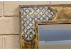 Rare And Exceptional Bronze Mirror By Philip And Kelvin Laverne