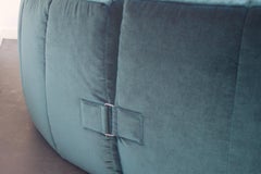 Rare and Exceptional 'Gilda' Circle Sofa in Velvet by Michel Ducaroy, 1972