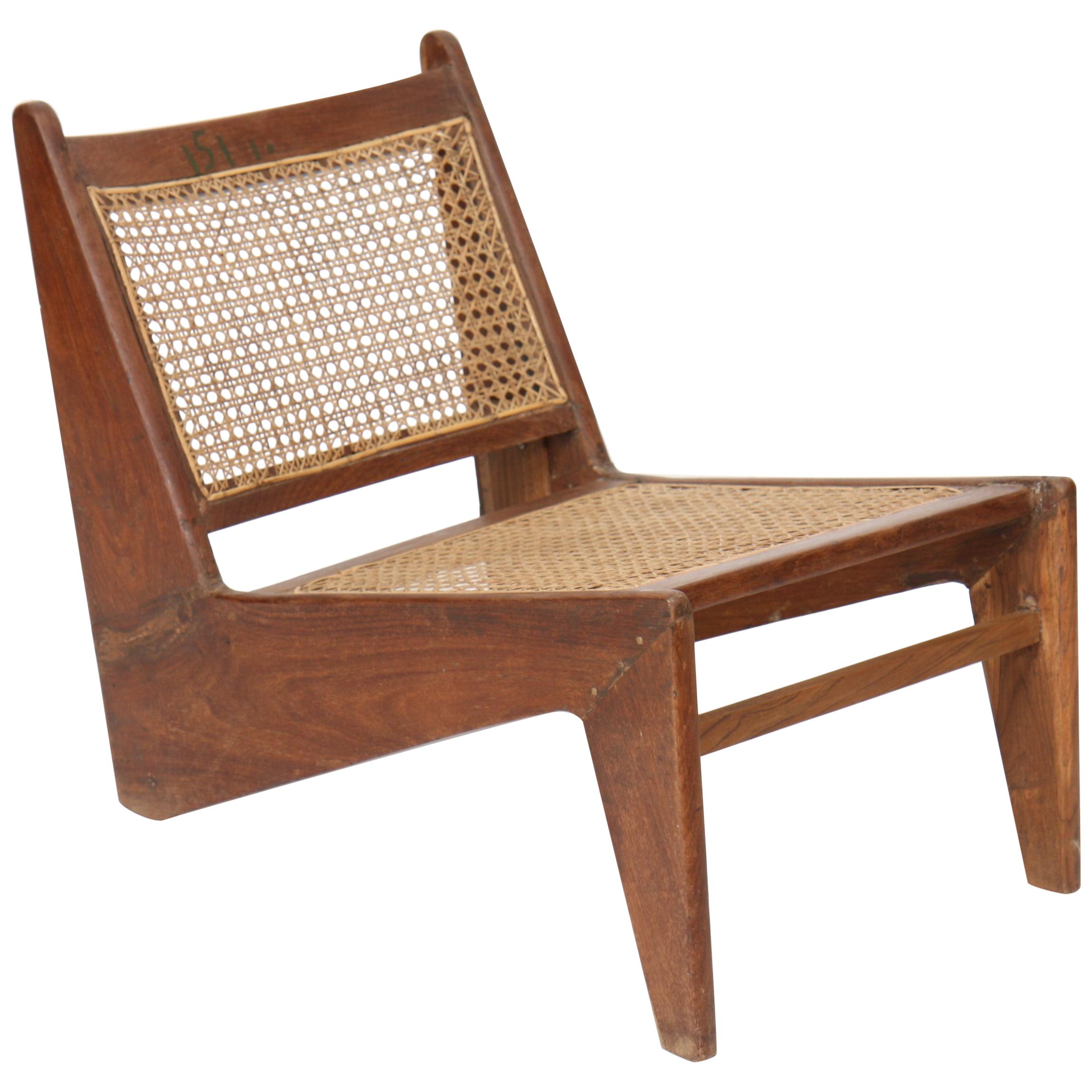 Rare and Exceptional "Kangourou" Chair by Pierre Jeanneret, 1896-1967