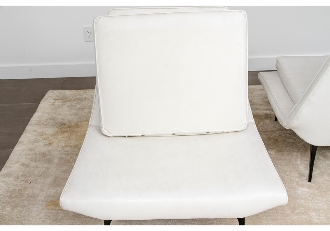 Paire rare et exceptionnelle de chaises longues Carl Otto Metronome pour Heywood Wakef en vente 2