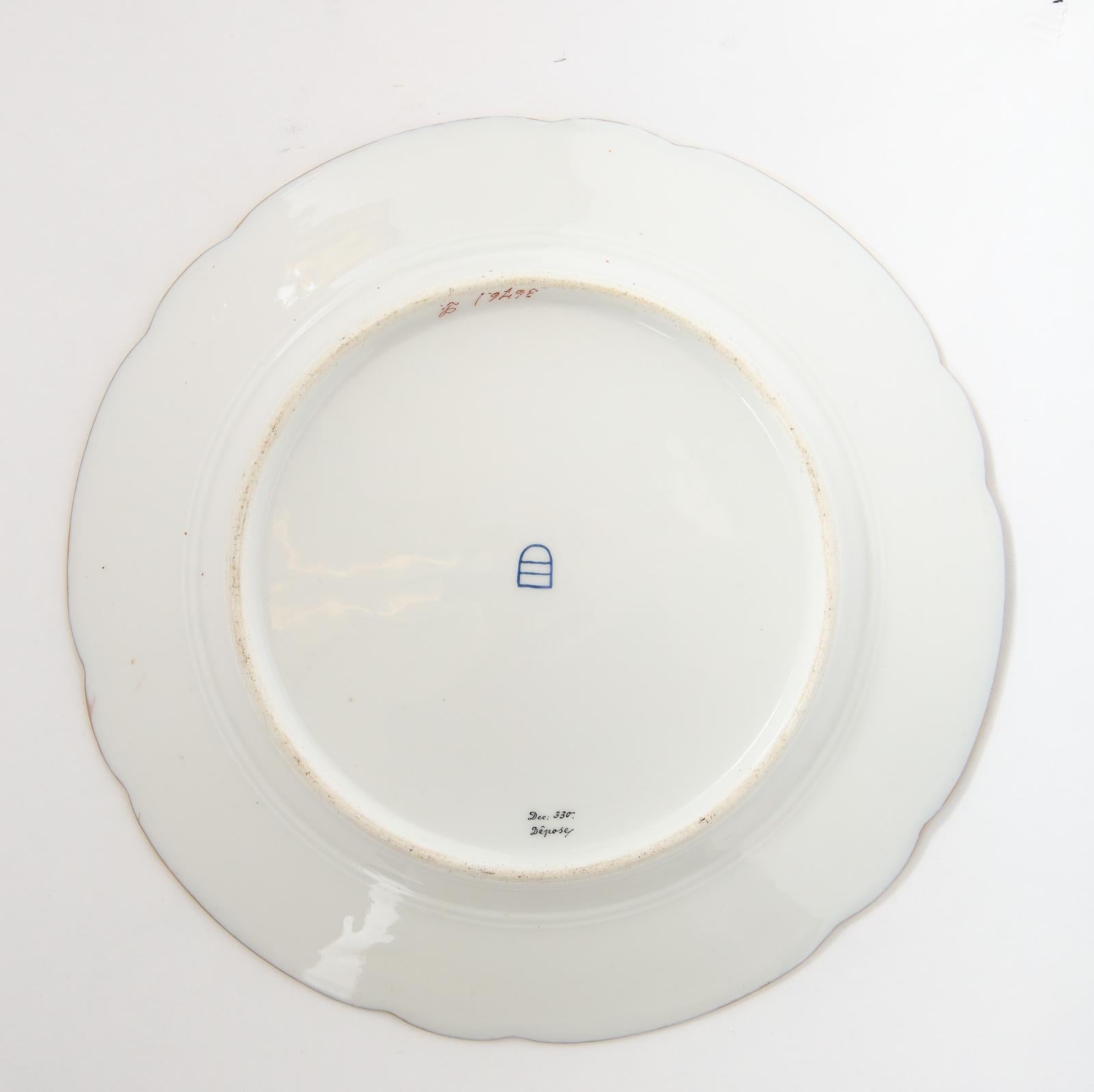 Rare and Exceptional Royal Vienna Porcelain Plate of 