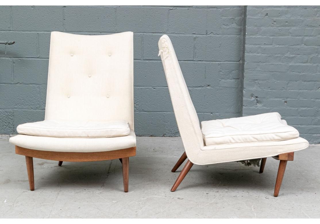 Rare and Extraordinary Pair of George Nakashima Lounge Chairs In Good Condition In Bridgeport, CT