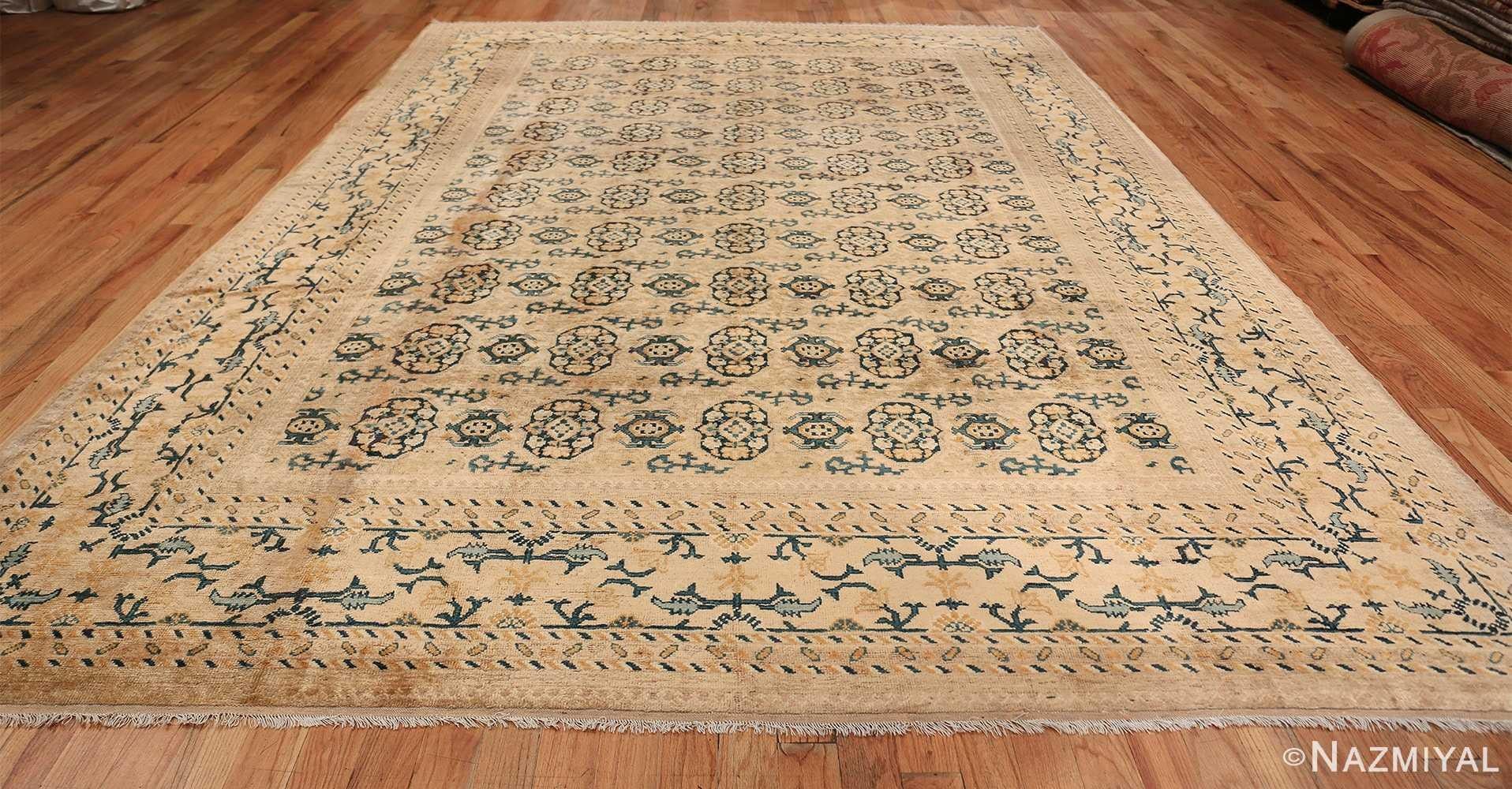 Rare and Extremely Decorative Antique Room Size Khotan Rug 9'5