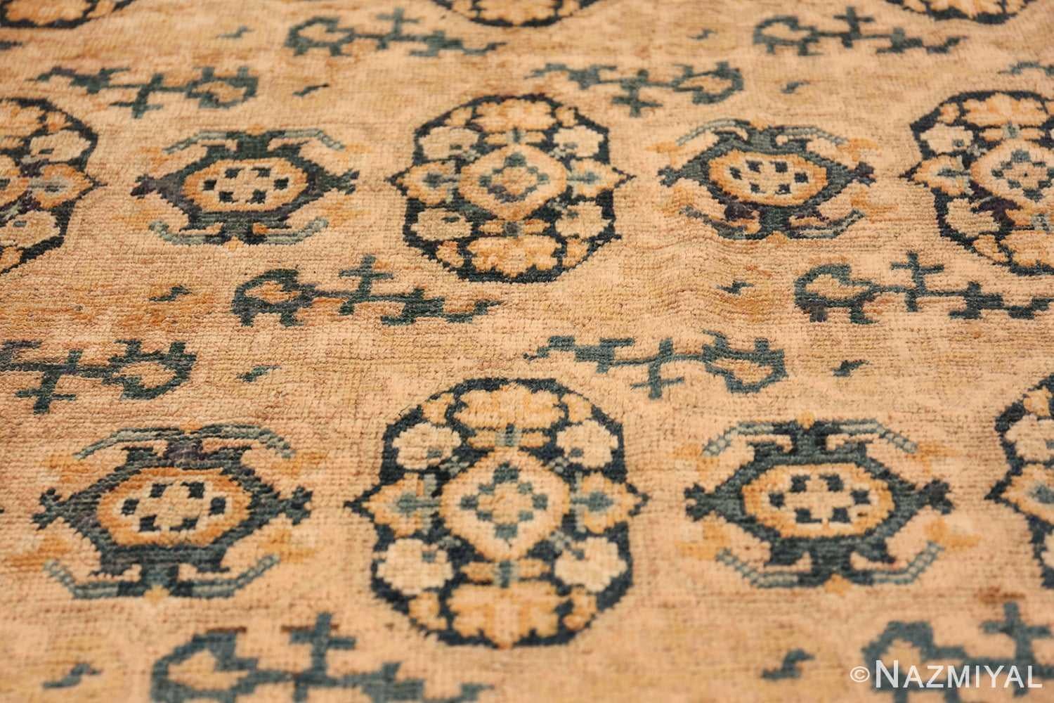 Hand-Knotted Rare and Extremely Decorative Antique Room Size Khotan Rug 9'5