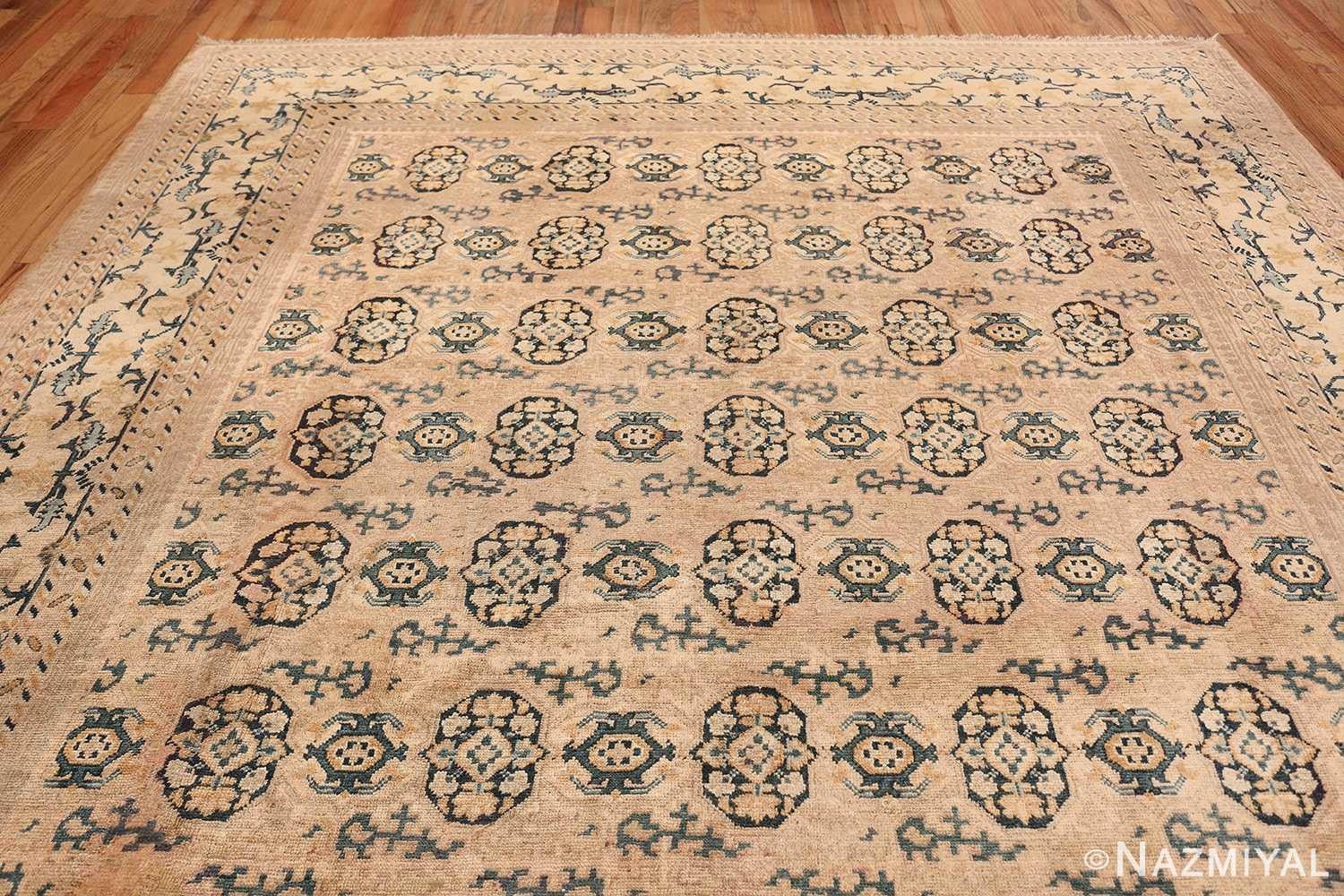 Rare and Extremely Decorative Antique Room Size Khotan Rug 9'5