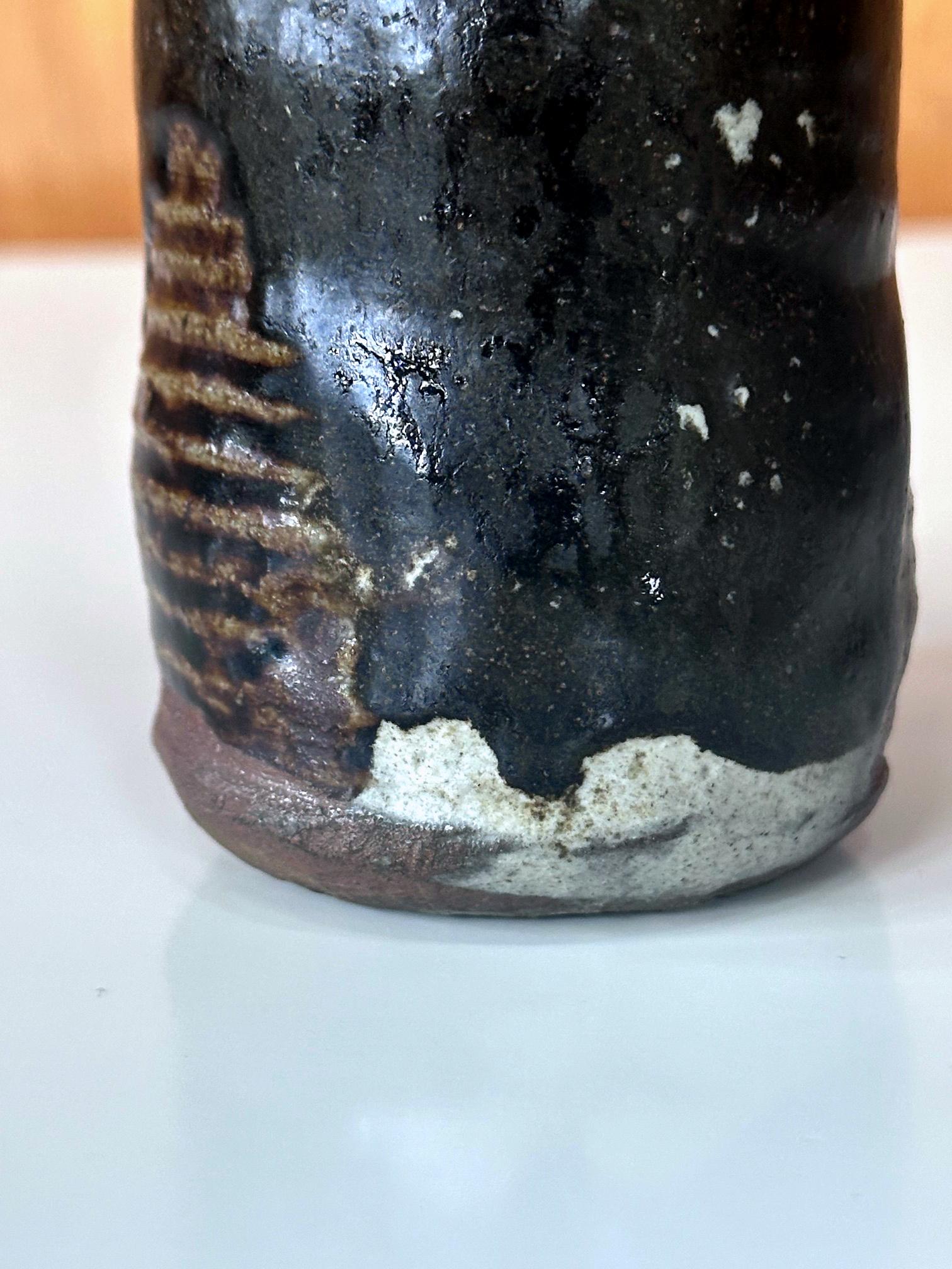 Rare and Fine Antique Japanese Ceramic Ko-Satsuma Chaire Tea Caddy en vente 5