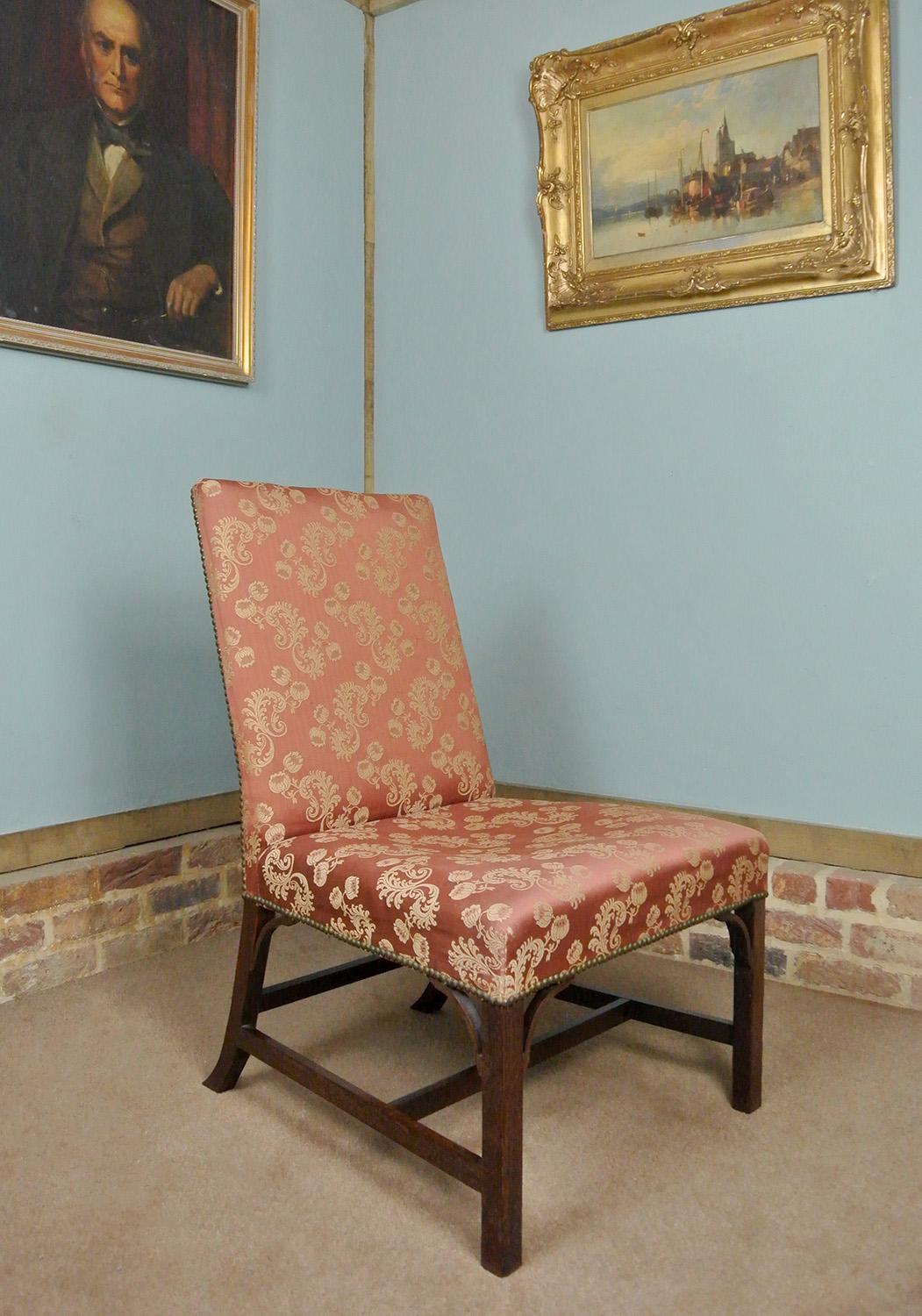 Rare and Fine British Colonial Georgian Teak Side Chair c. 1790 In Good Condition In Heathfield, GB