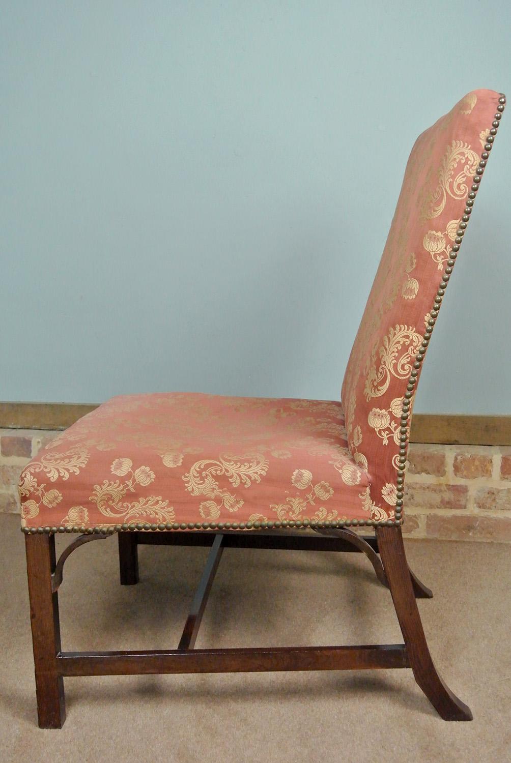 18th Century and Earlier Rare and Fine British Colonial Georgian Teak Side Chair c. 1790