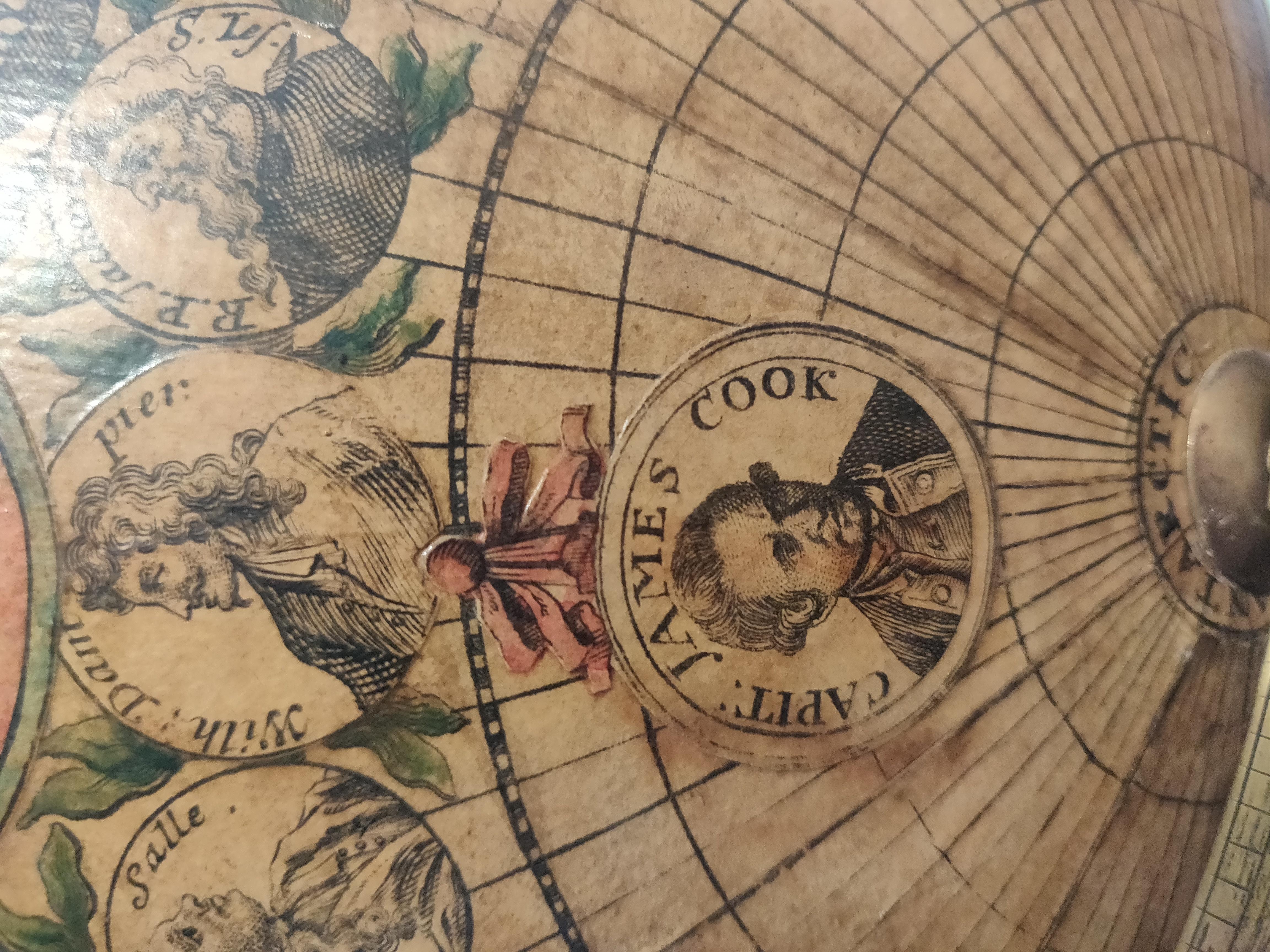 Rare and Fine Terrestrial Table-Globe by Johann Gabriel Doppelmayr '1671-1750' 9