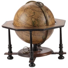 Antique Rare and Fine Terrestrial Table-Globe by Johann Gabriel Doppelmayr '1671-1750'