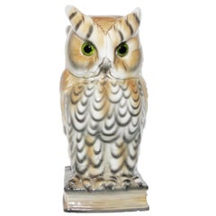 Vintage Rare and Gorgeous Owl Perfume Lamp, circa 1930-1940