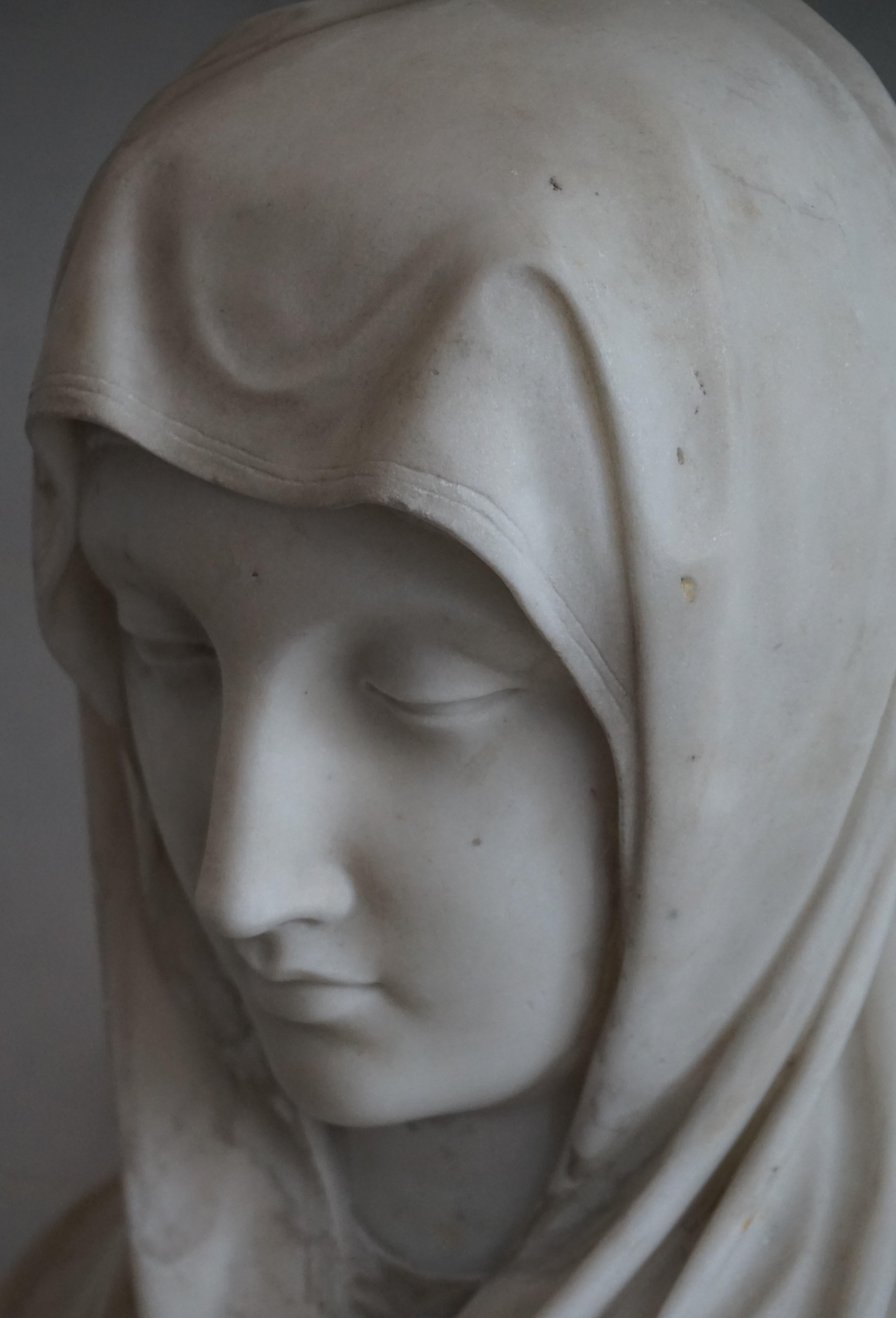 virgin mary bust