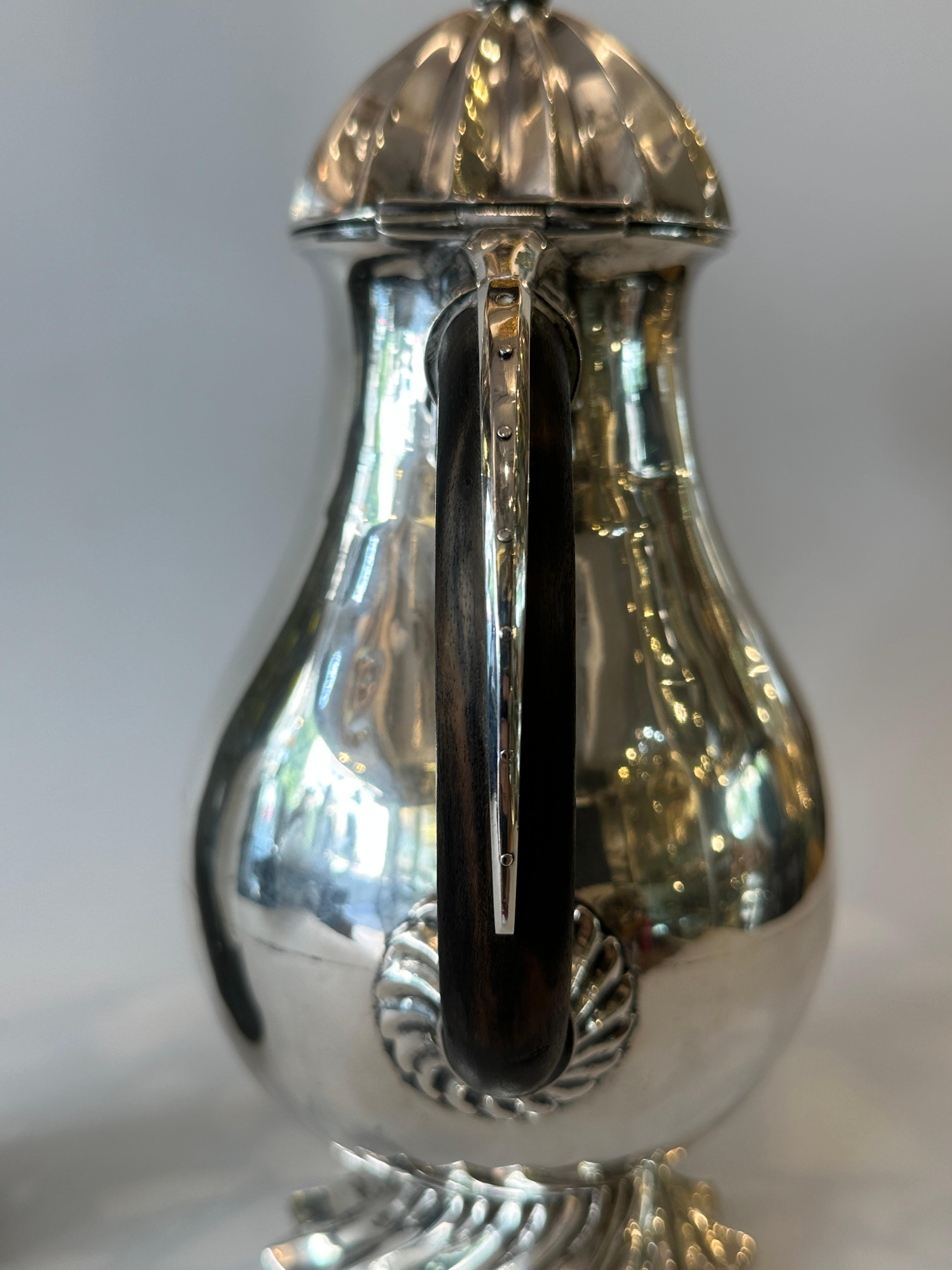 Rare and highly important art deco judaica wine jug made by Bernhard Friedländer In Good Condition For Sale In Tel Aviv - Jaffa, IL