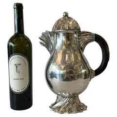 Rare and highly important art deco judaica wine jug made by Bernhard Friedländer