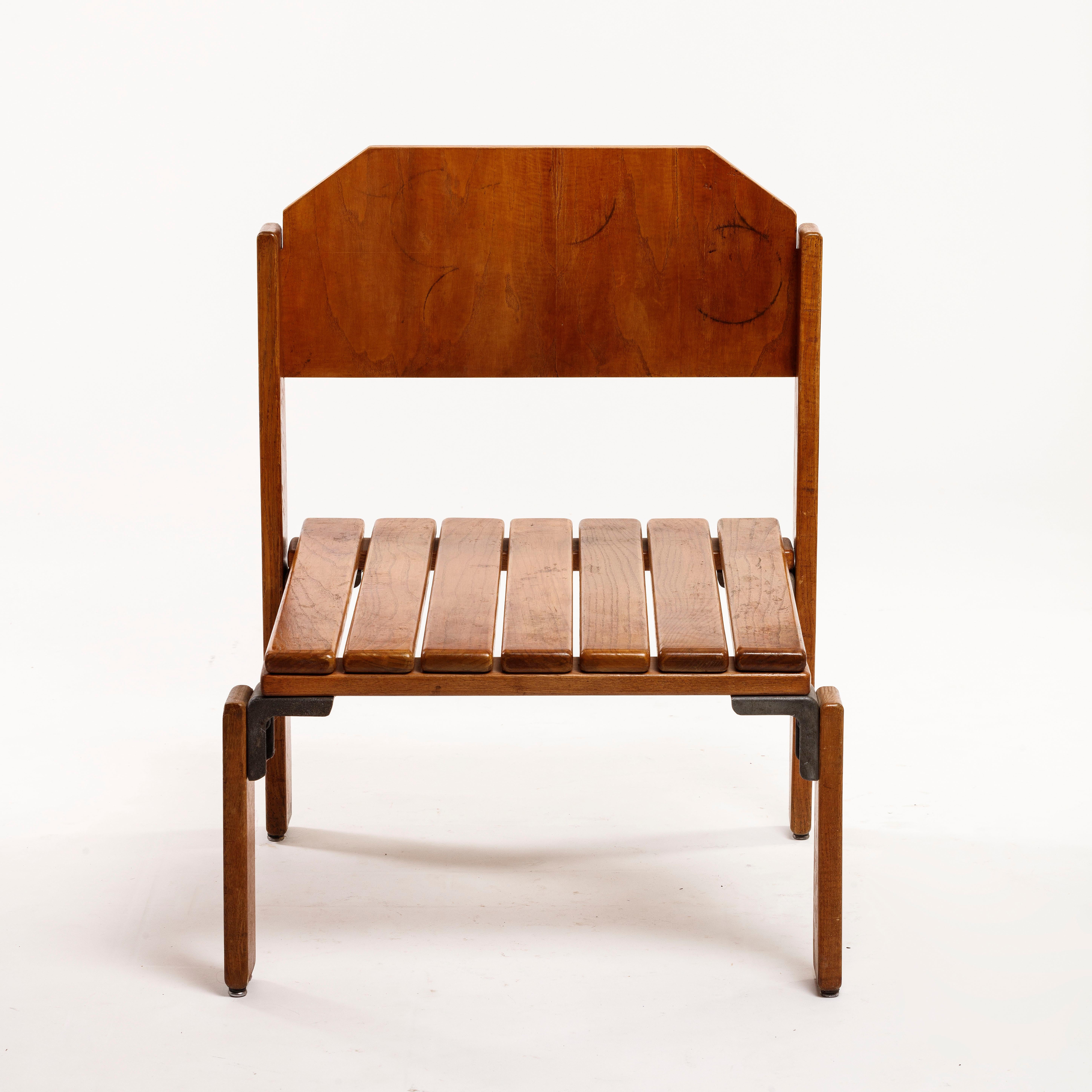 Seltene und ikonische große niedrige Stühle von Georges Candilis und Anja Blomstedt im Angebot 2