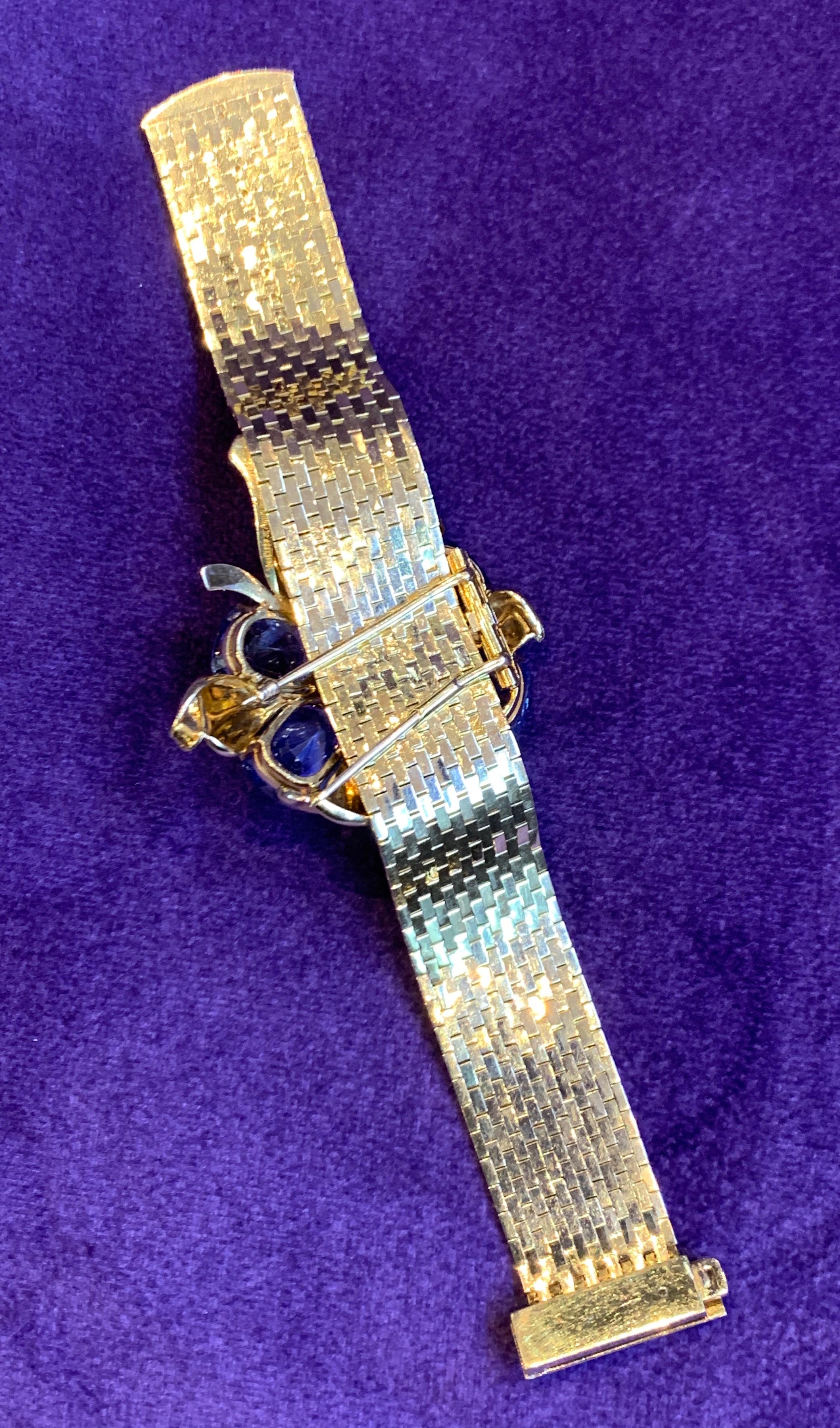 Seltenes und ikonisches Van Cleef & Arpels Passepartout-Armband mit Saphiren und Rubinen 1