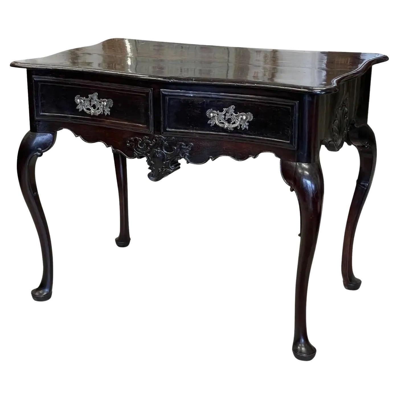 Rare and Important 18th Century Portuguese Console Made of Brazilian Rosewood For Sale