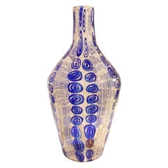 Seltene und wichtige Barovier & Toso "Saturneo" mundgeblasene Vase:: 1951