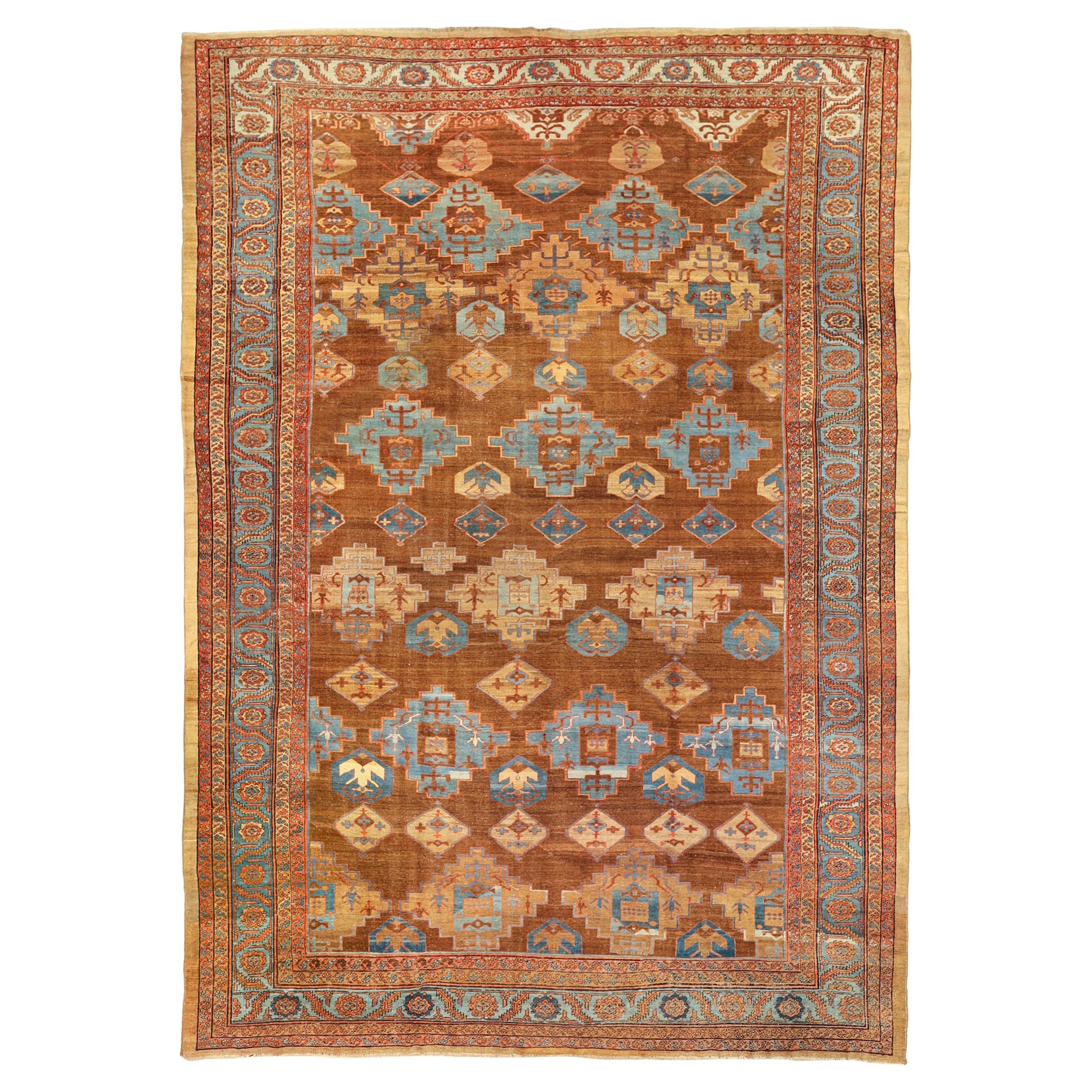 Rare and important Camel hair shield Baksaish