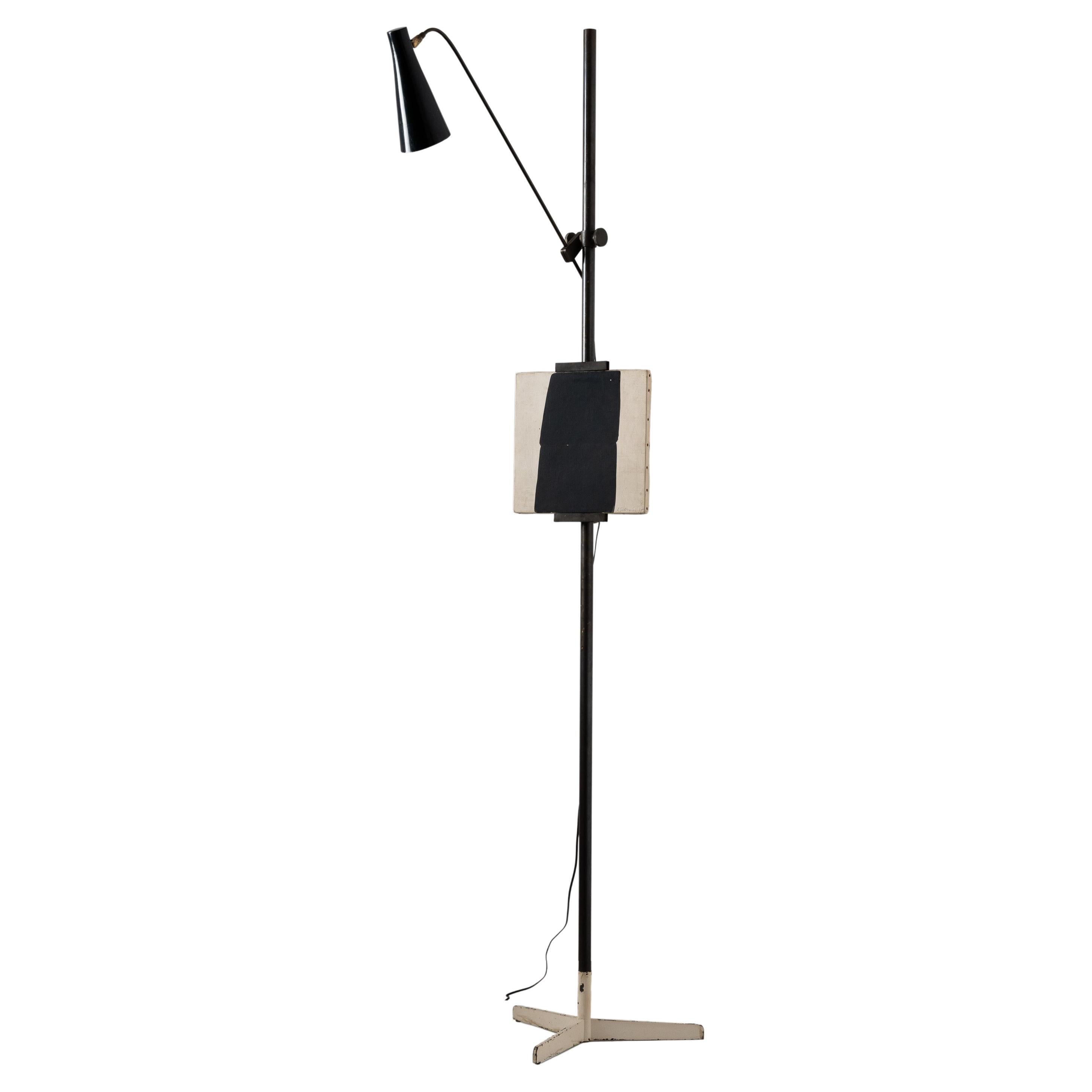 Rare and Important Easel Lamp by Oluce