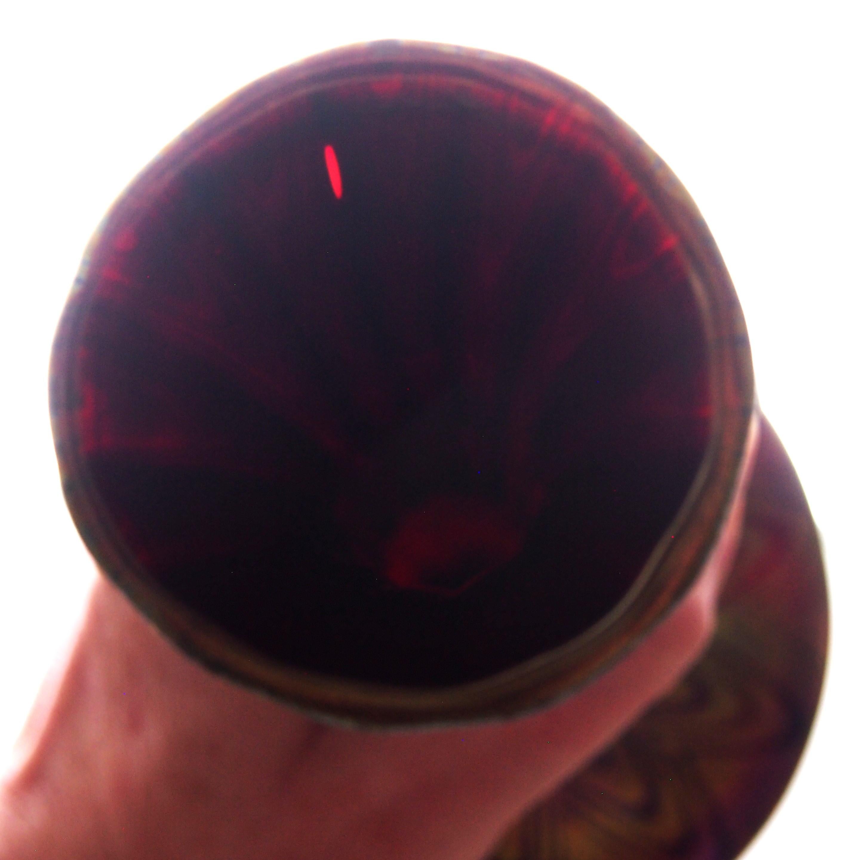Raro e importante vaso Loetz Phaenomen Rubin PG 6893 del 1898 in vendita 3