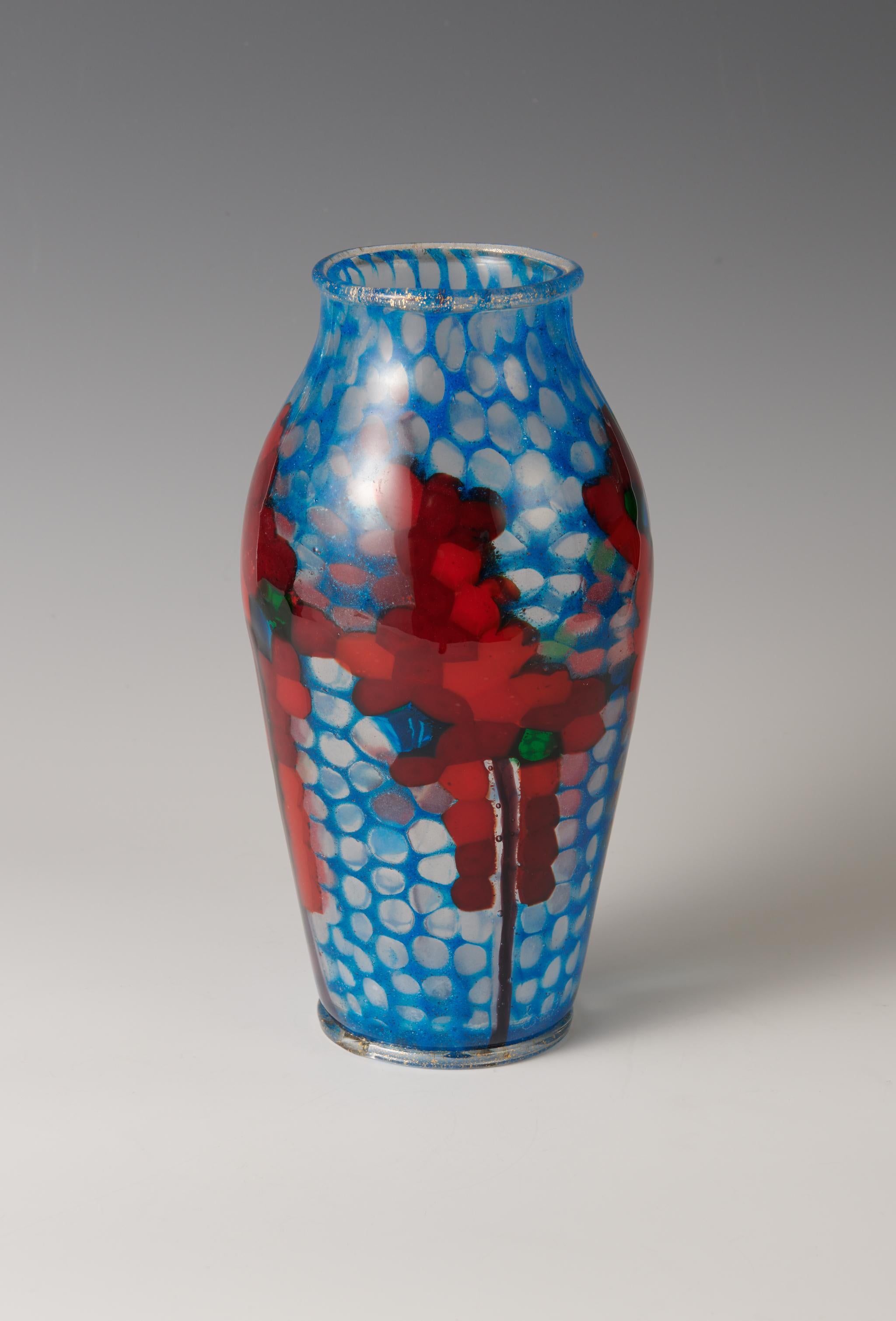 Seltene und bedeutende Mosaico-Vase Vetreria Artistica Barovier, Vetreria im Zustand „Gut“ im Angebot in Zurich, CH