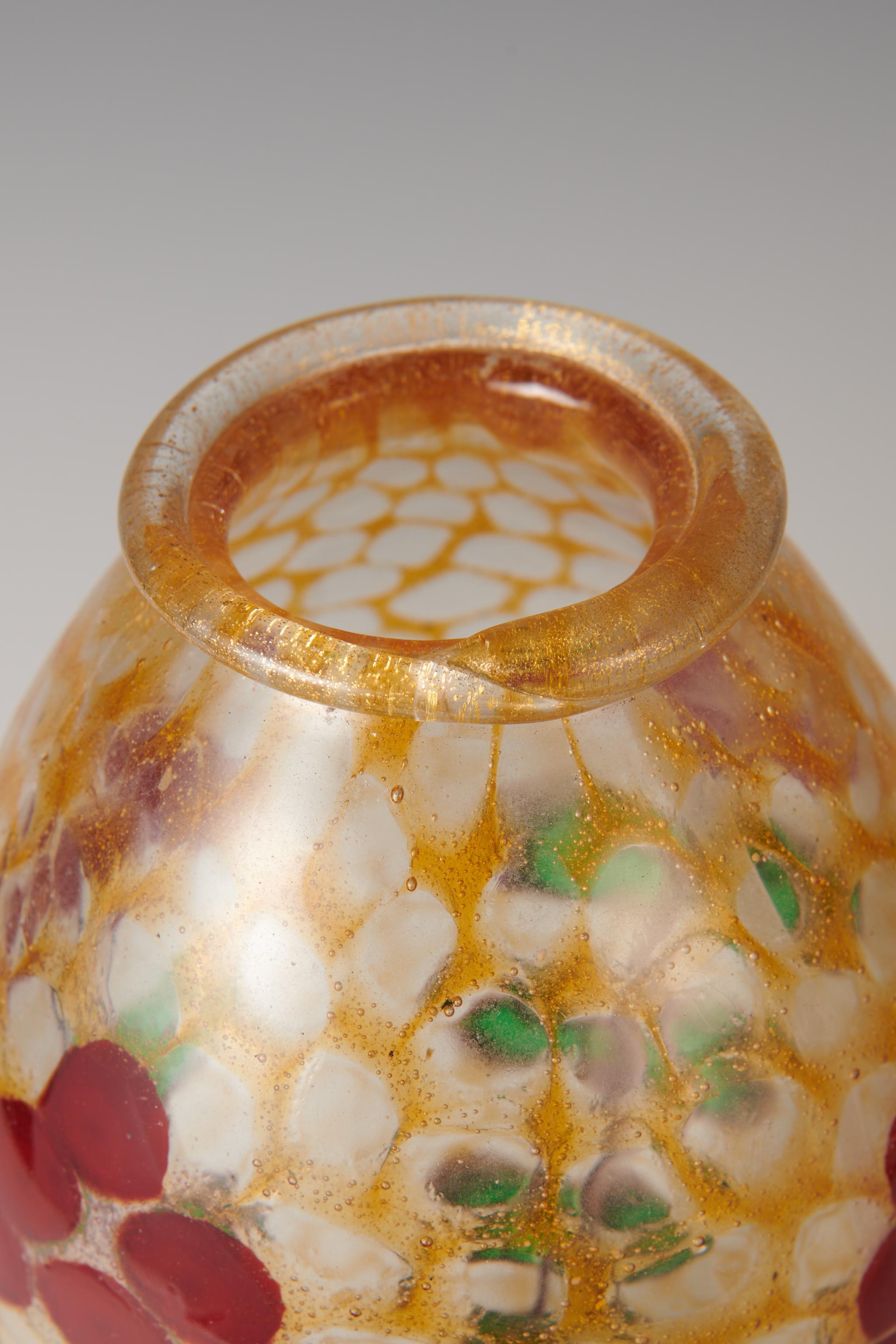 Seltene und bedeutende Mosaico-Vase Vetreria Artistica Barovier, Vetreria (Muranoglas) im Angebot