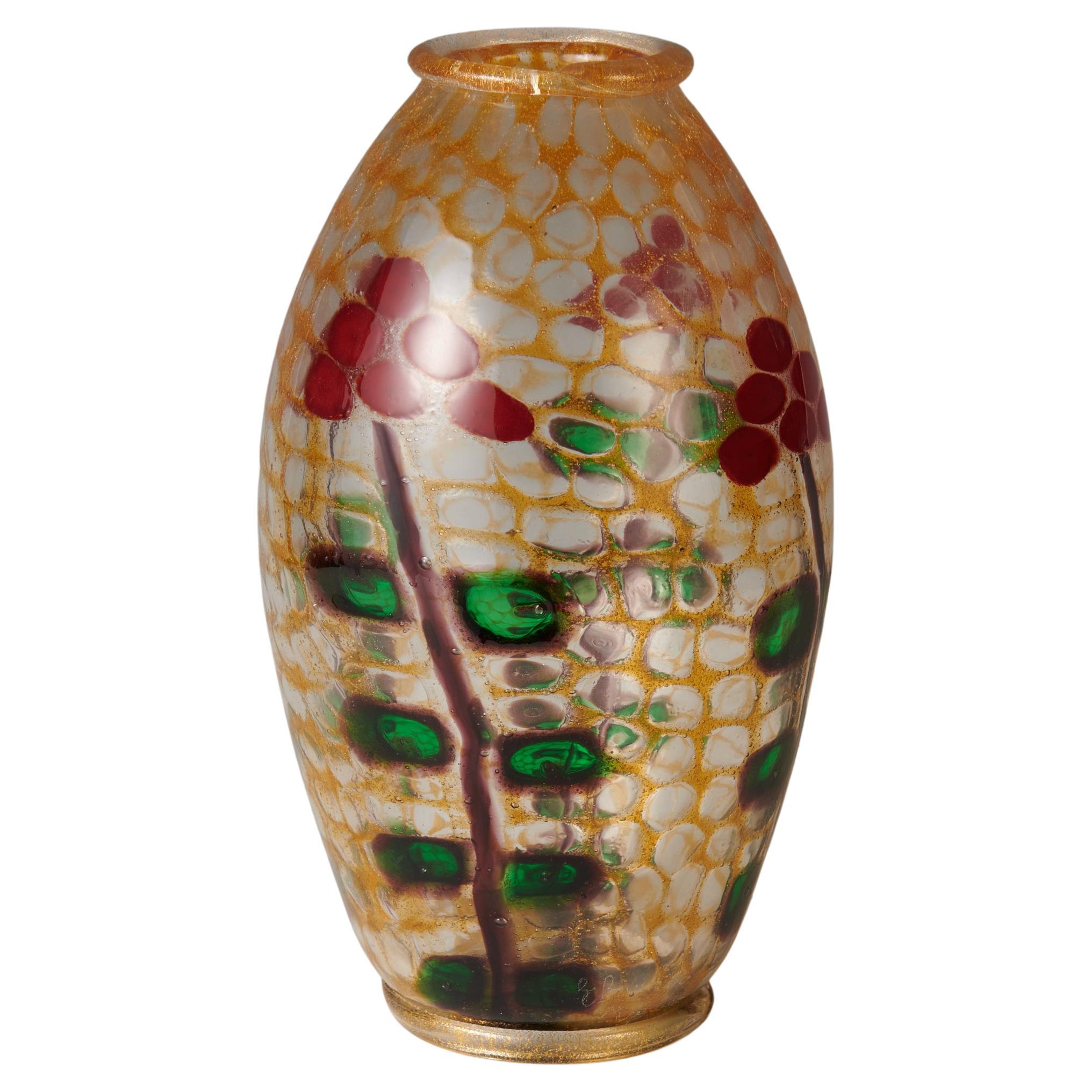 Seltene und bedeutende Mosaico-Vase Vetreria Artistica Barovier, Vetreria
