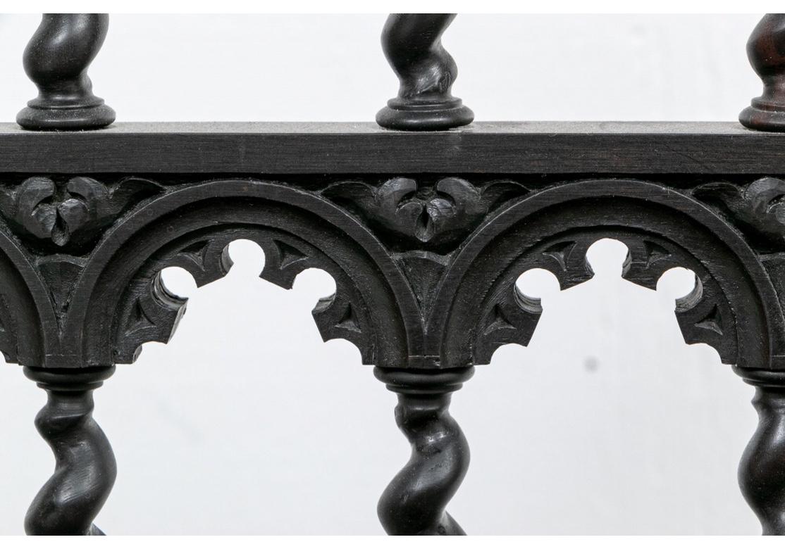 Rare and Important Pair of Dutch Colonial Carved Side Chairs 1