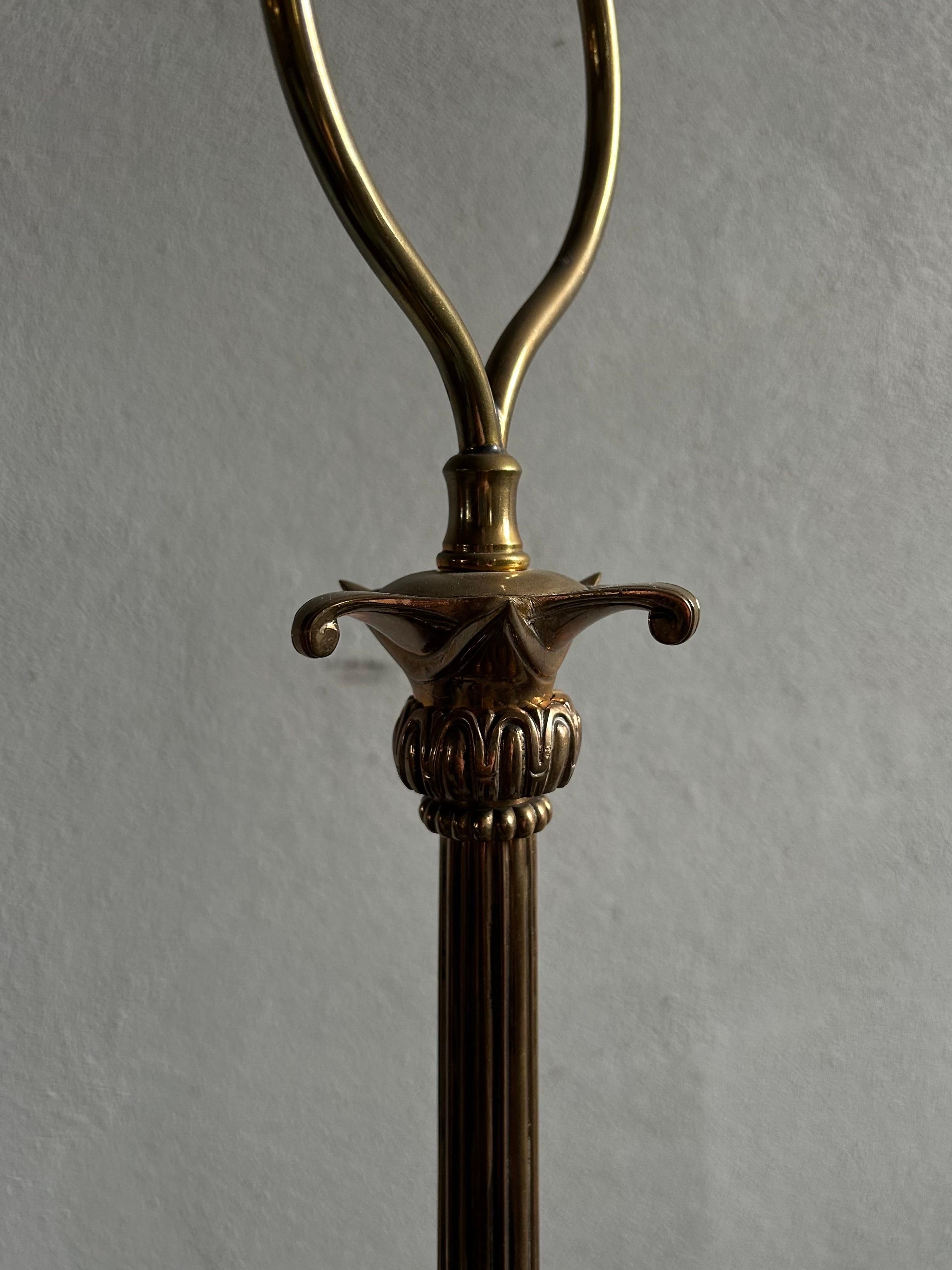 Seltenes und bedeutendes Paar M G Bindesbøll Bronze-Tischlampen aus den 1850er Jahren. (Neoklassisch) im Angebot