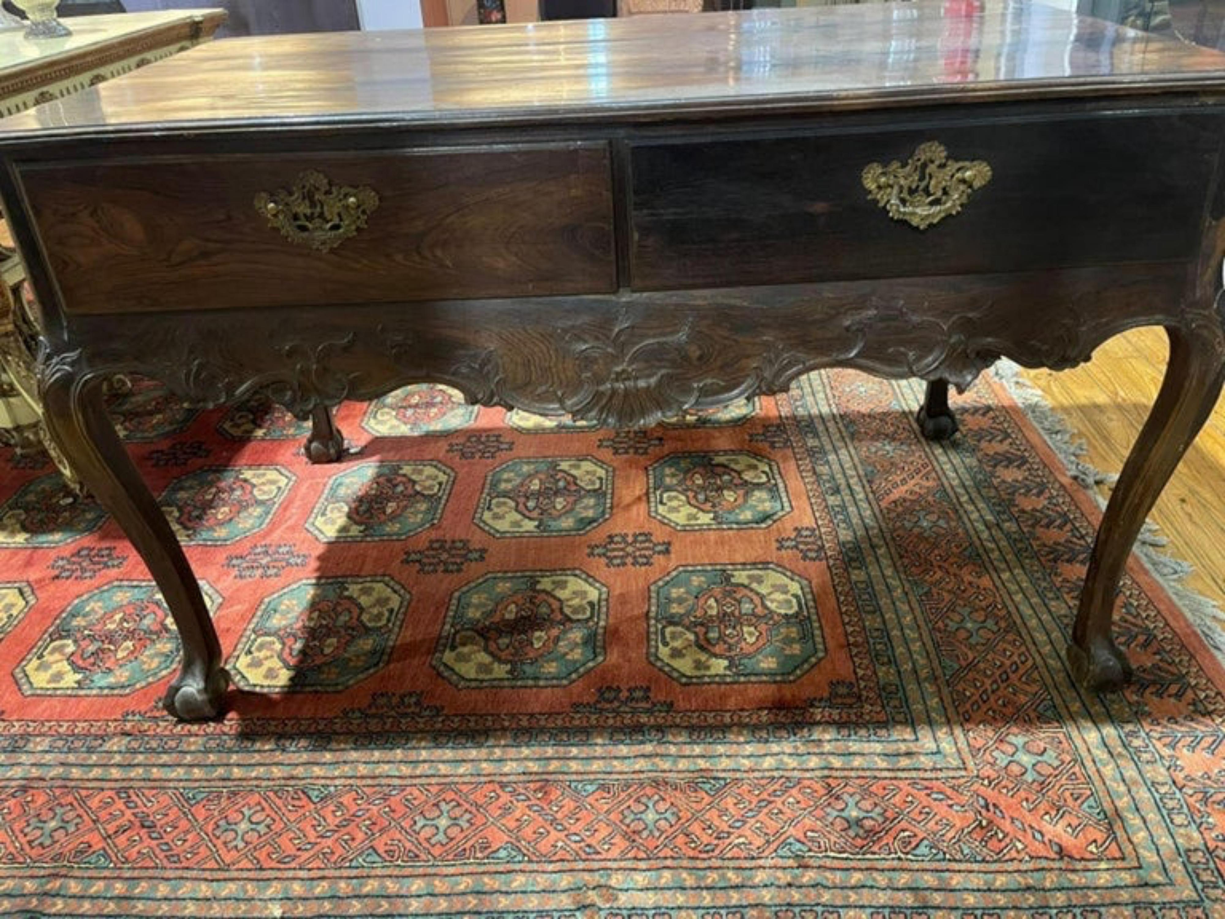 Rare and Important Portuguese Center Table, 18th Century For Sale 4