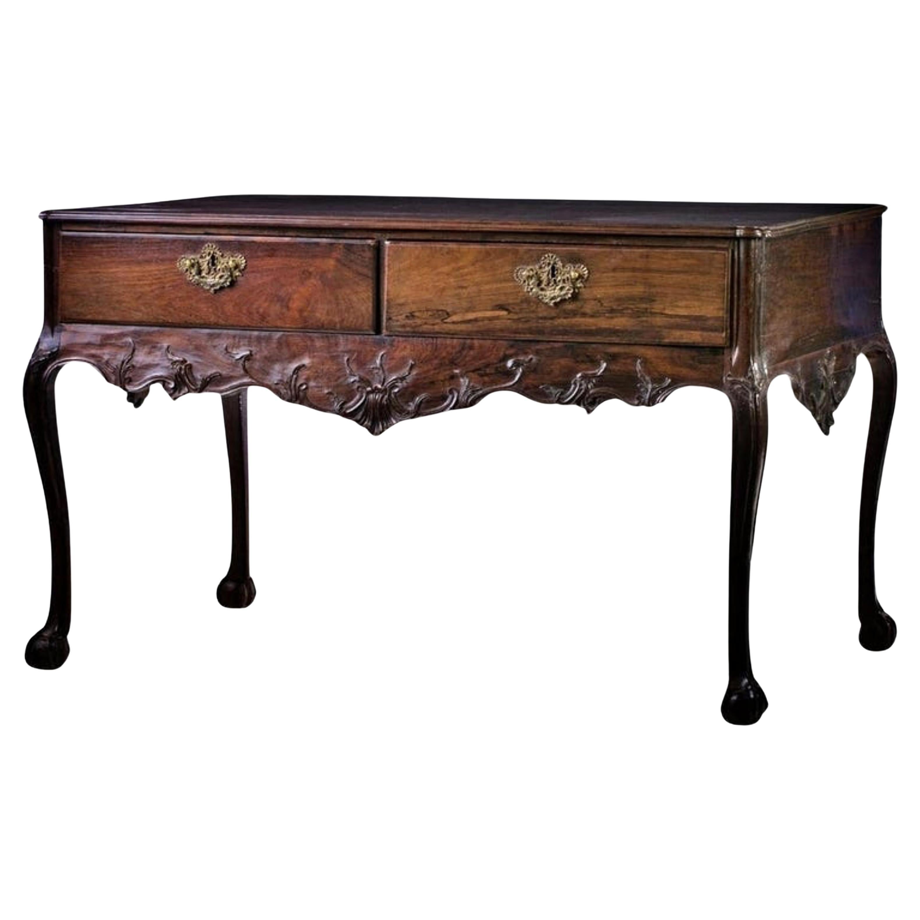 Rare and Important Portuguese Center Table, 18th Century For Sale