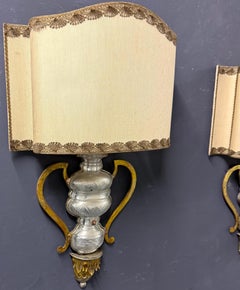 rare and impressive set of maison bagues style wall sconces
