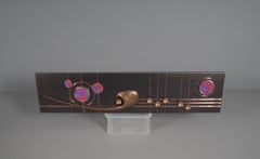 Rare and Large Handmade Artist Copper Wall Panel, 1960s