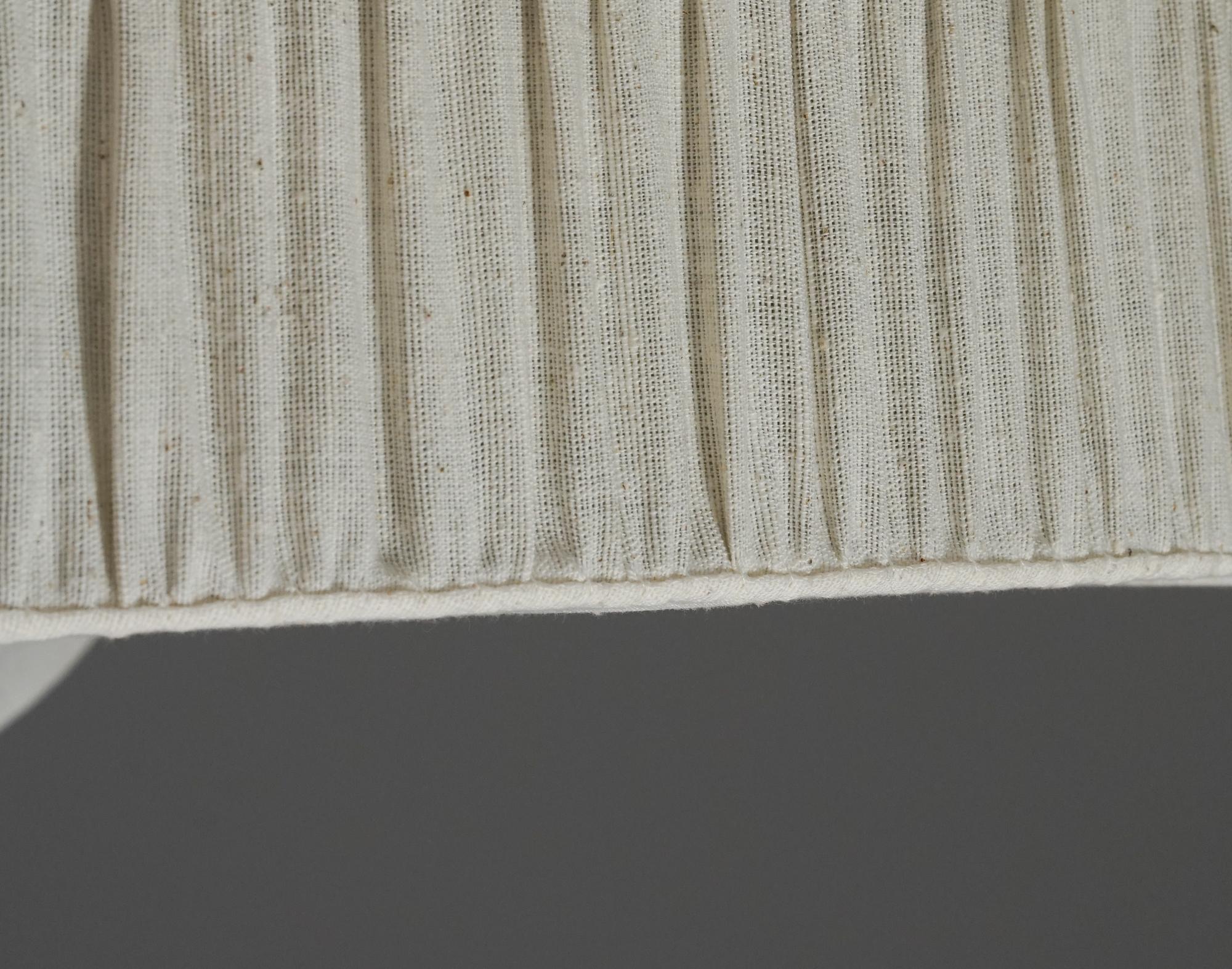 Finnish Rare and Large Silk Flush Mount, Itsu Oy, 1950s