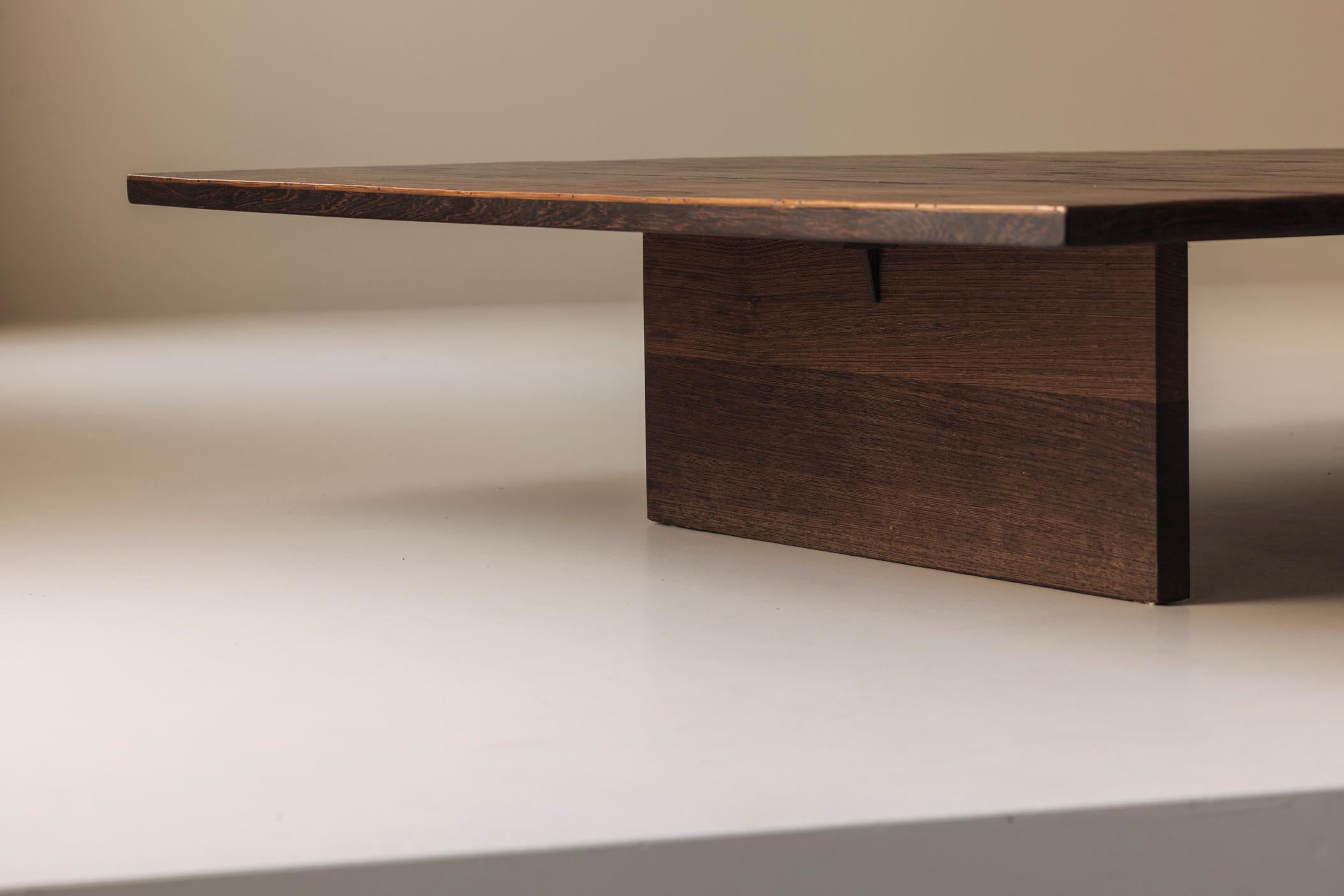 Rare and large version bamboo coffee table by Axel Vervoordt, 1980s. For Sale 11