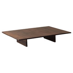 Rare and large version bamboo coffee table by Axel Vervoordt, 1980s.