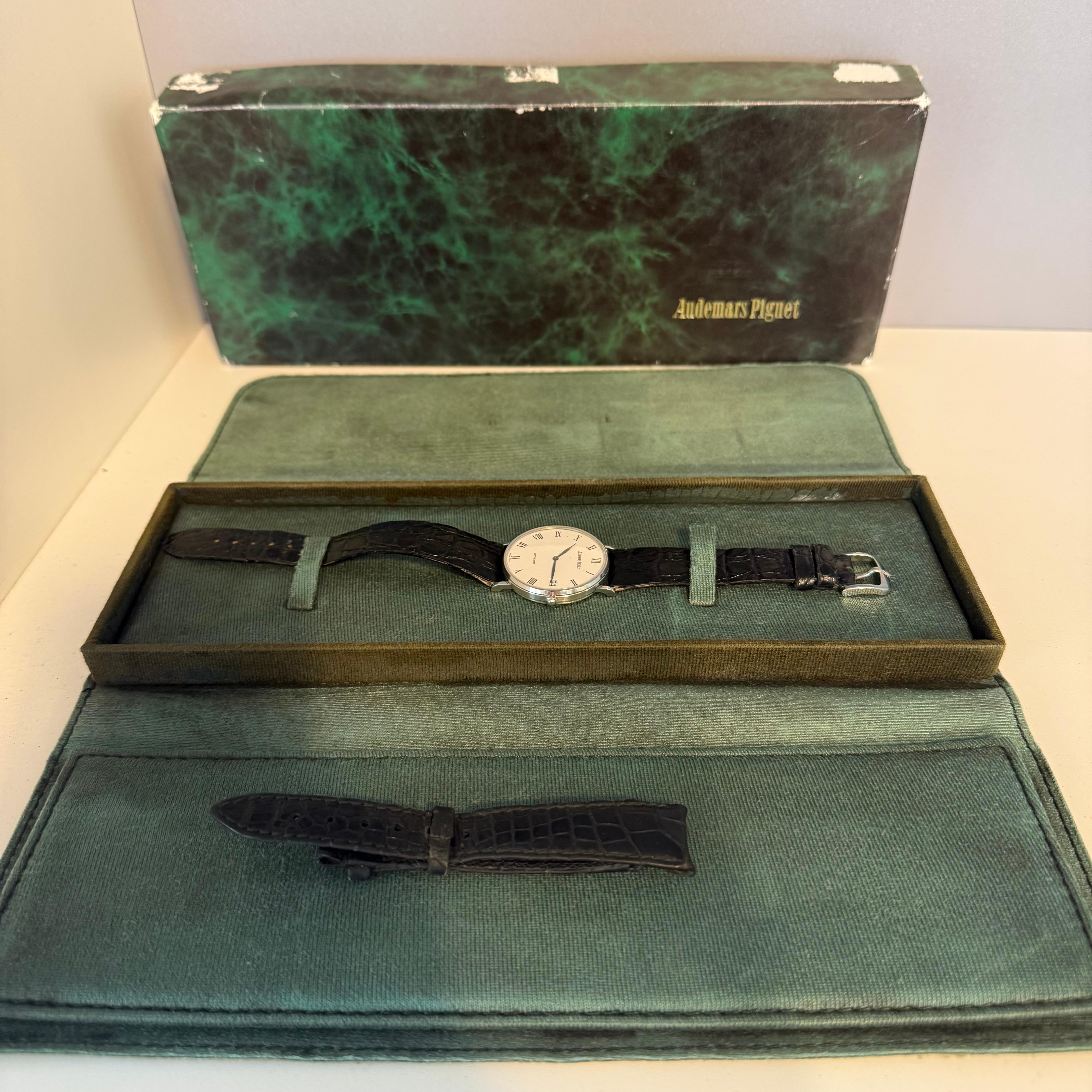 Raro e limitato Audemars Piguet Calatrava 14682ST in vendita 6