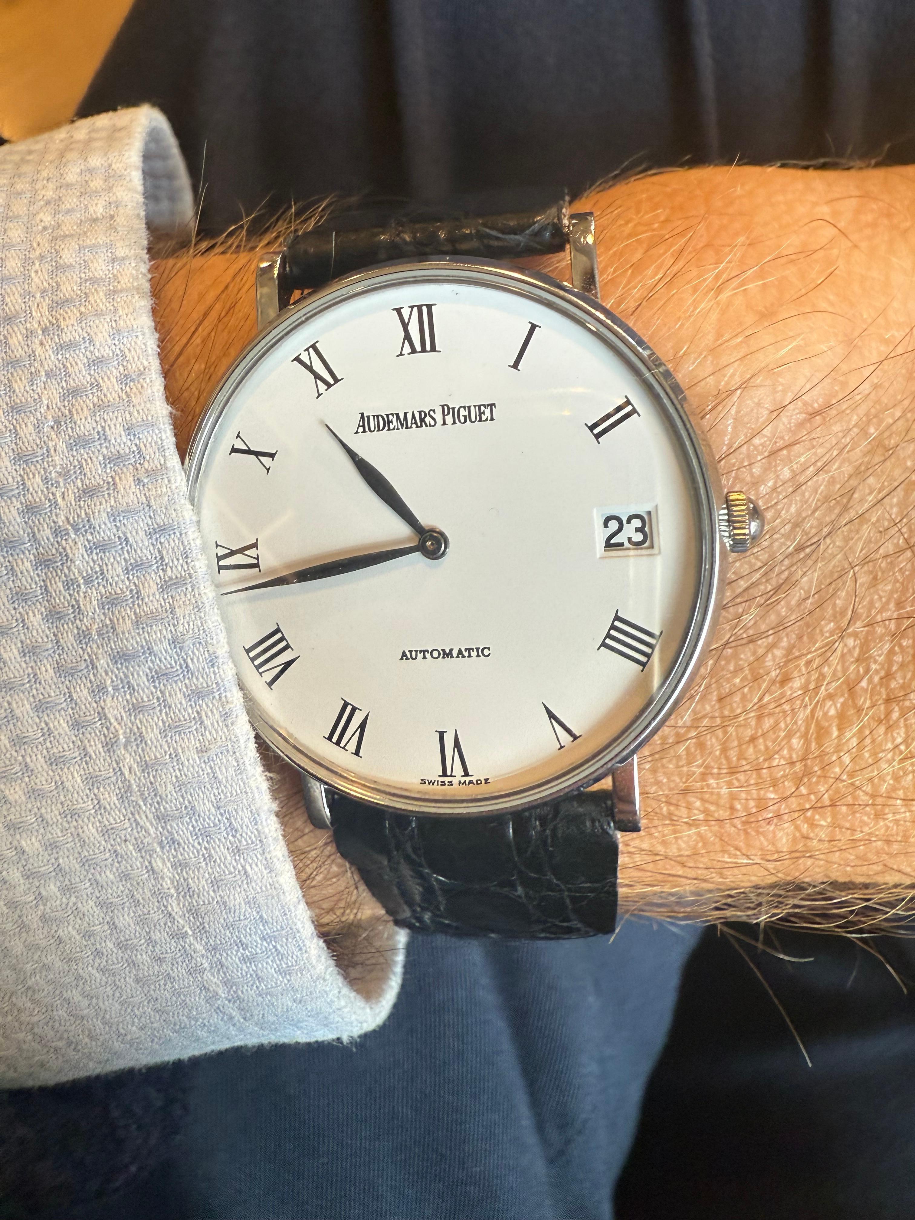 Raro e limitato Audemars Piguet Calatrava 14682ST in vendita 11