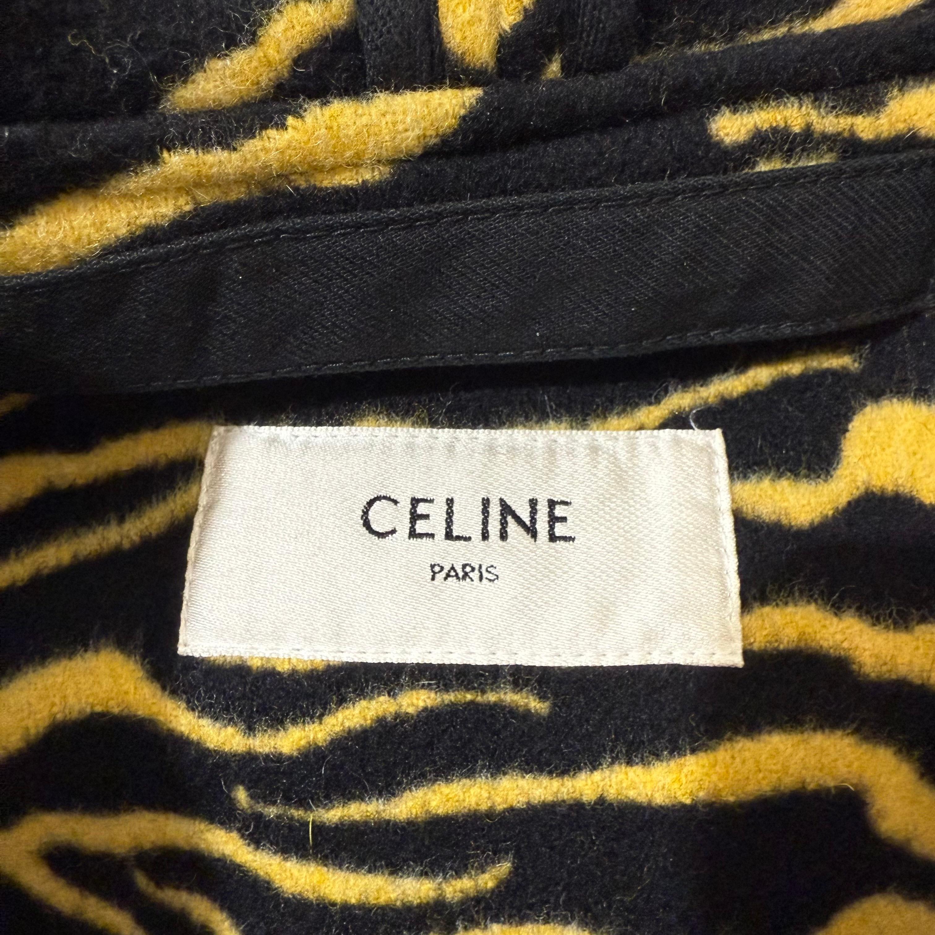 Raro y Limitado Abrigo de Lana Tigre Celine Talla XS / FR 34 en venta 6
