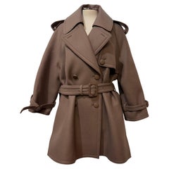 Rara e limitata giacca di lana Fendi Noisette S / IT 40