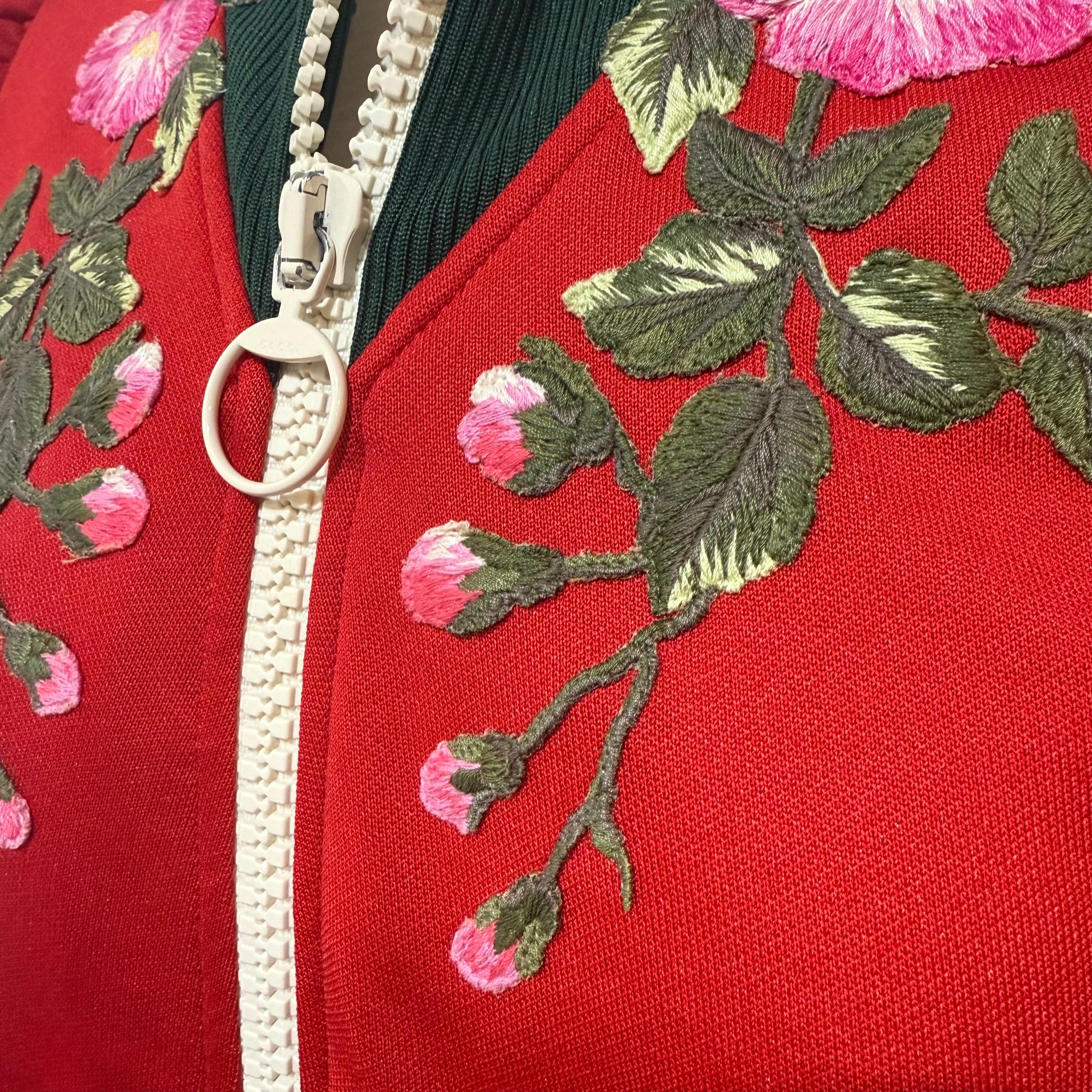 Rara y Limitada Chaqueta Bordada Gucci IT 40 en venta 2