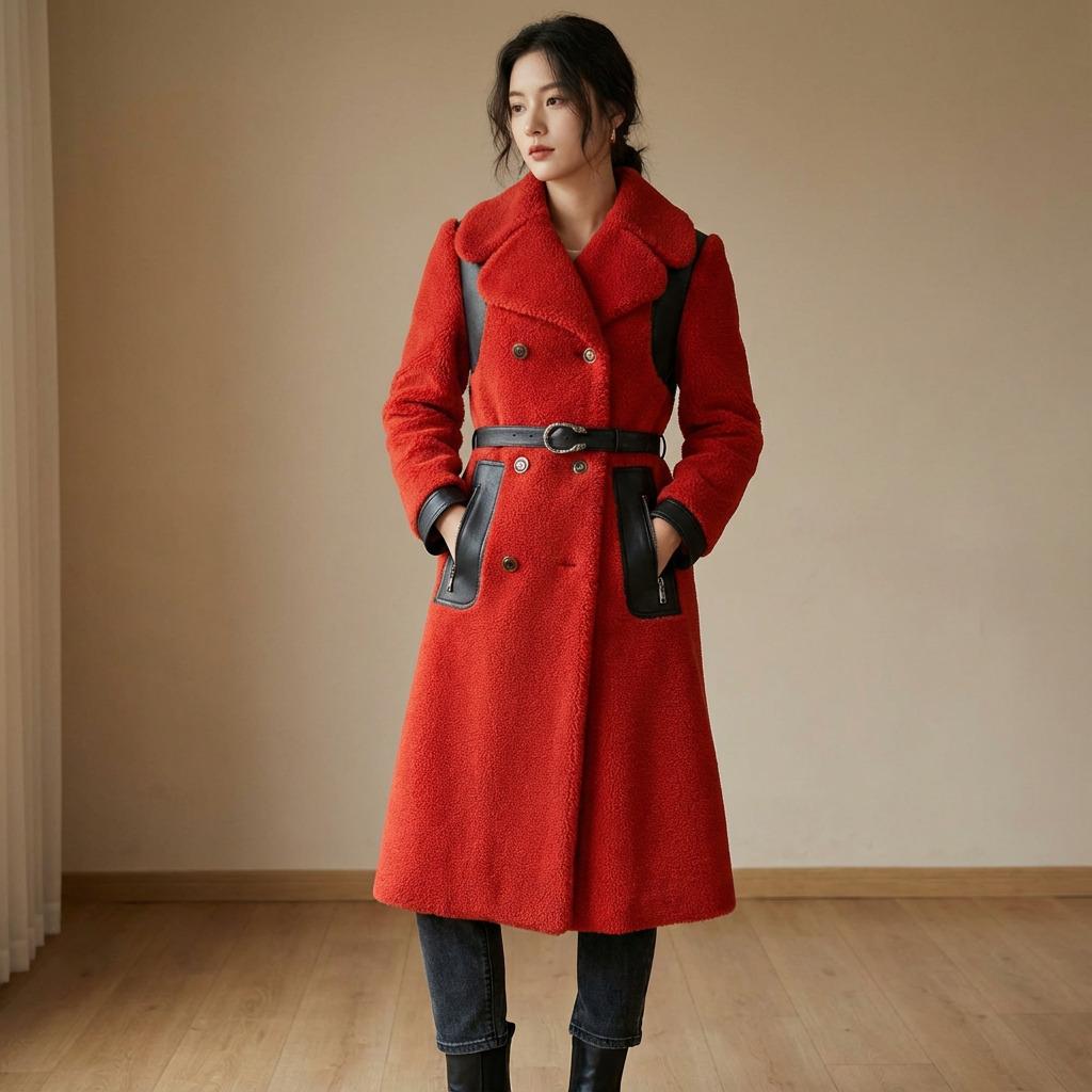 Magnifique manteau Gucci, rare et limité
100% agneau véritable
Couleur rouge
Broderie 