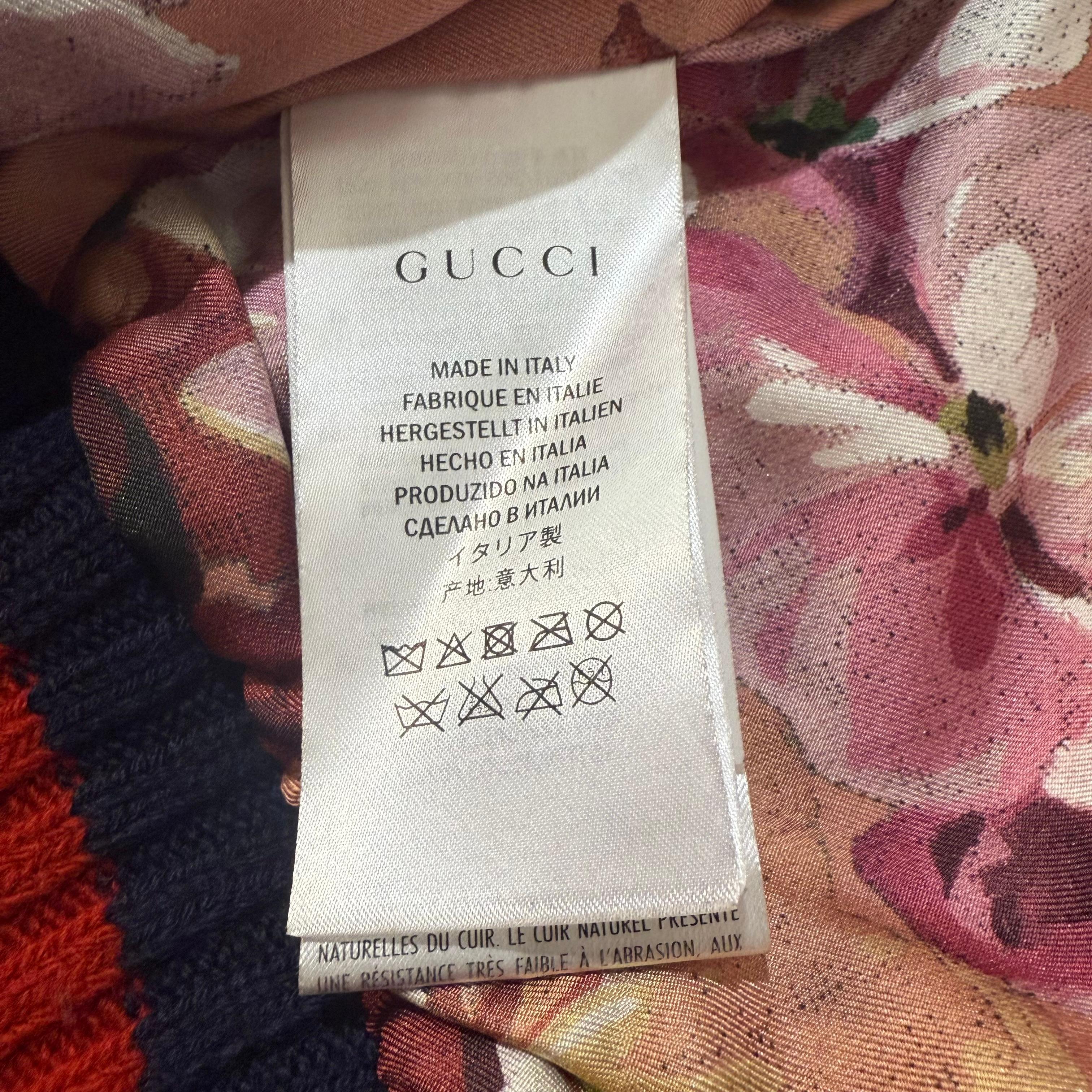 Rara e limitata giacca con zip in agnello argentato Gucci IT 40 in vendita 7