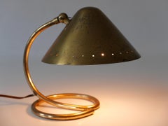 Rare and Lovely Mid-Century Modern Brass Table Lamp or Wall Light Sweden 1950s