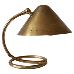 Seltene und schöne Mid-Century-Modern-Tischlampe oder Wandleuchte aus Messing oder Wandleuchte, Schweden 1950er Jahre