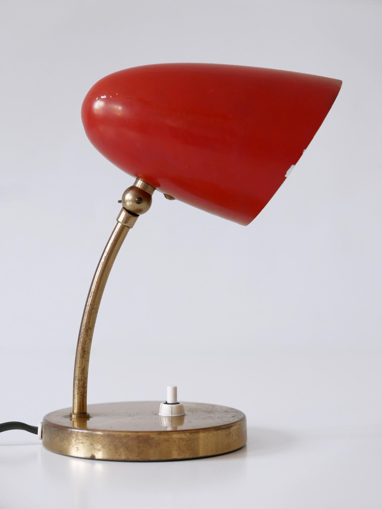 Rare and Lovely Mid-Century Modern Table Lamp Germany 1950s For Sale 6