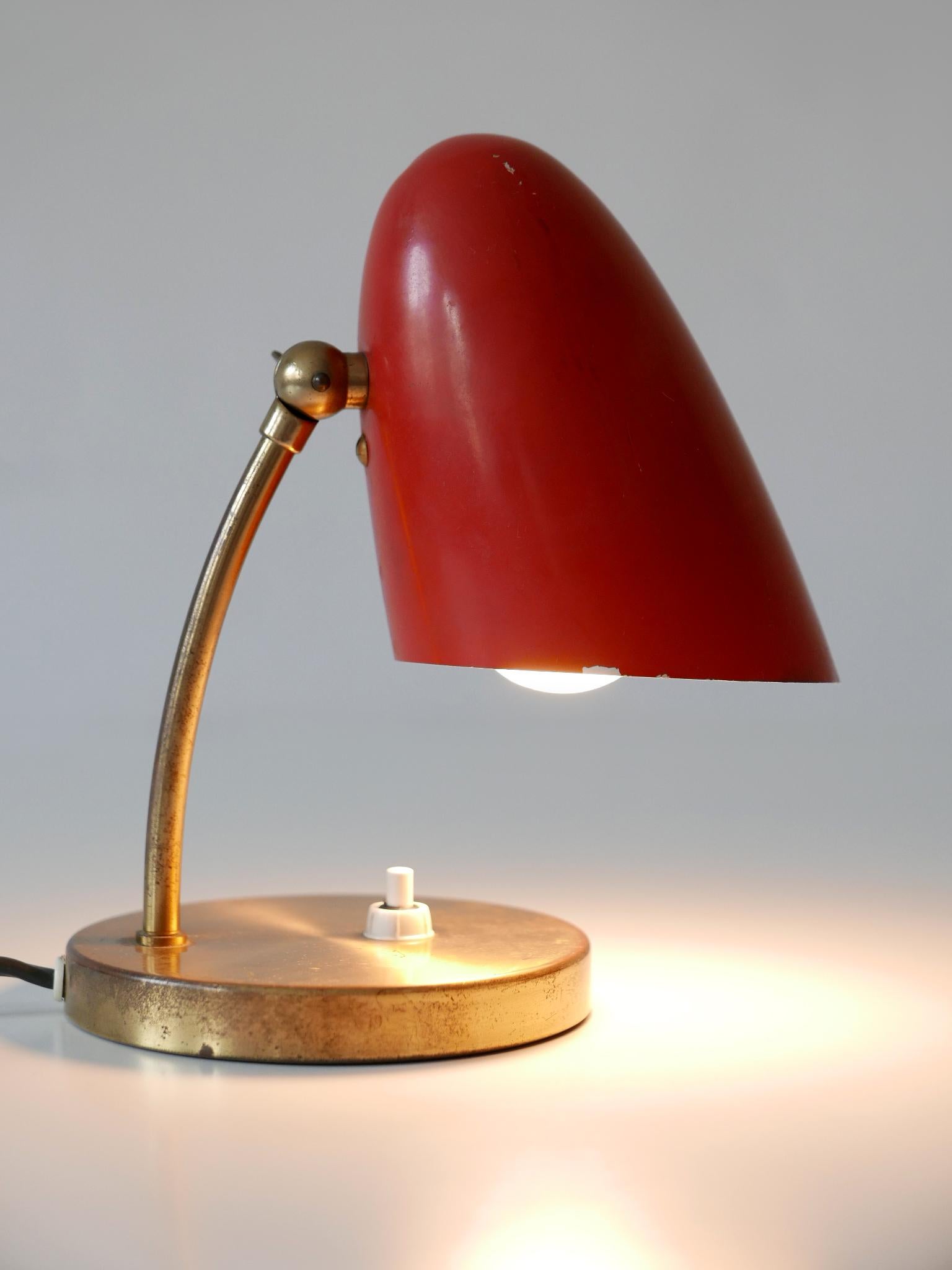 Rare and Lovely Mid-Century Modern Table Lamp Germany 1950s For Sale 8